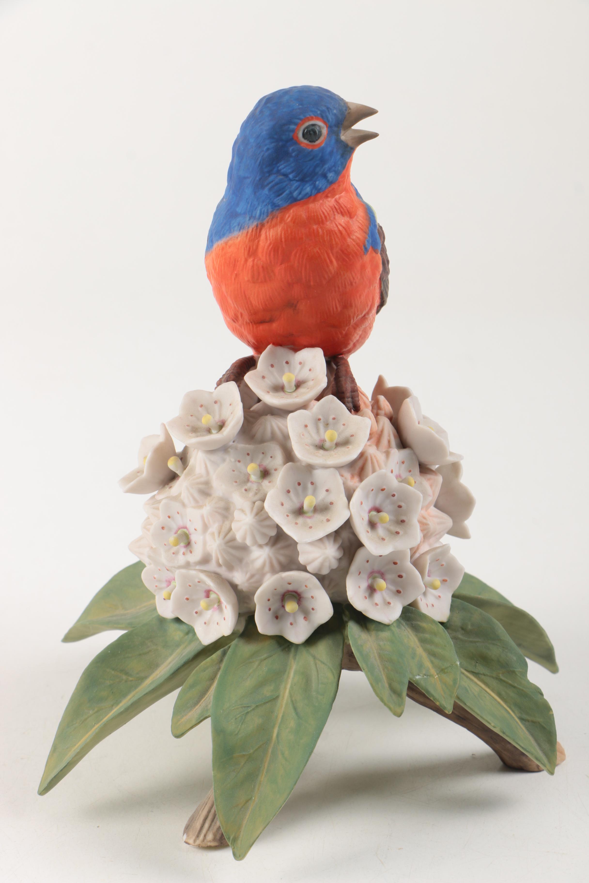 Assortment of Vintage Franklin Porcelain Bird Figurines EBTH