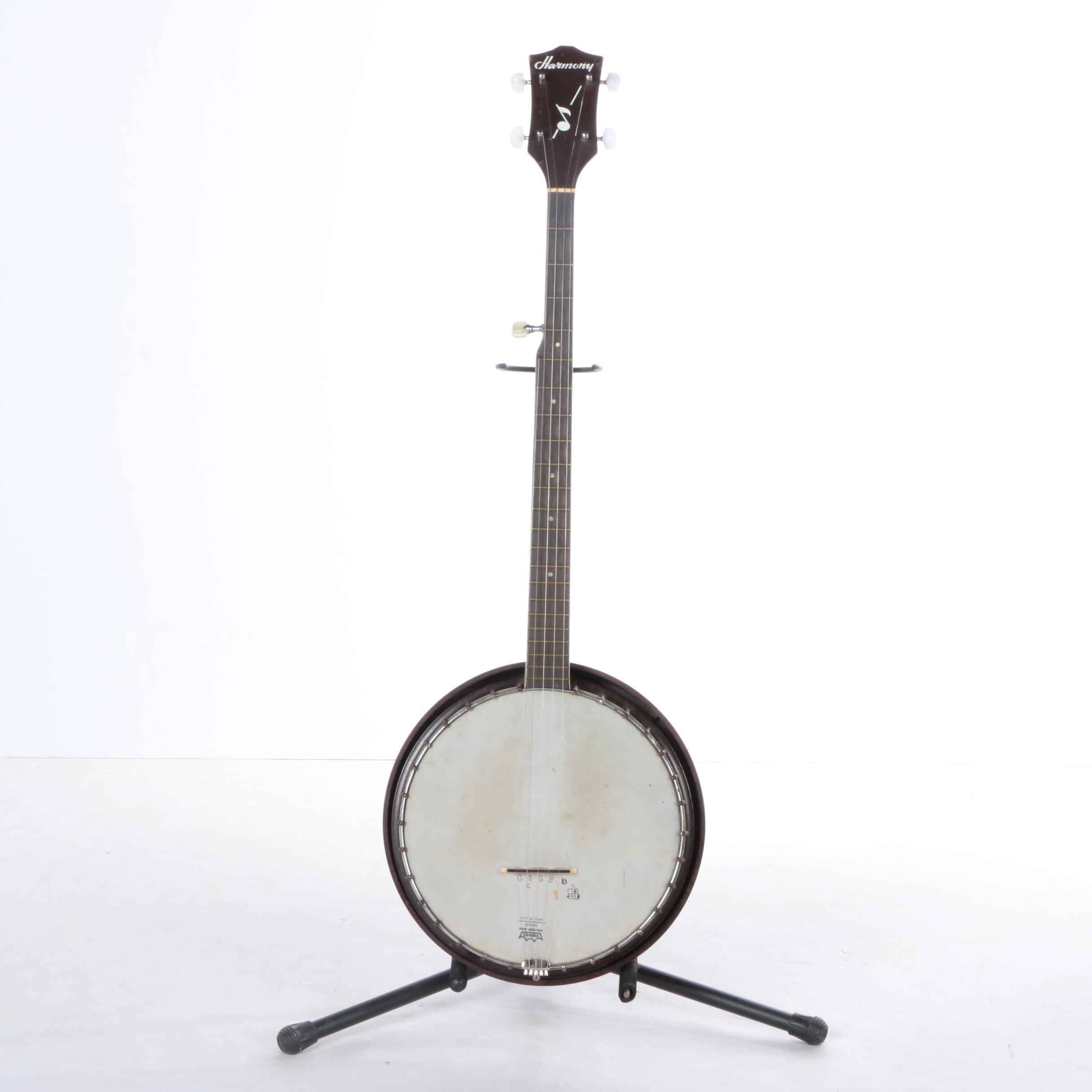 Vintage Harmony Resonator Banjo EBTH