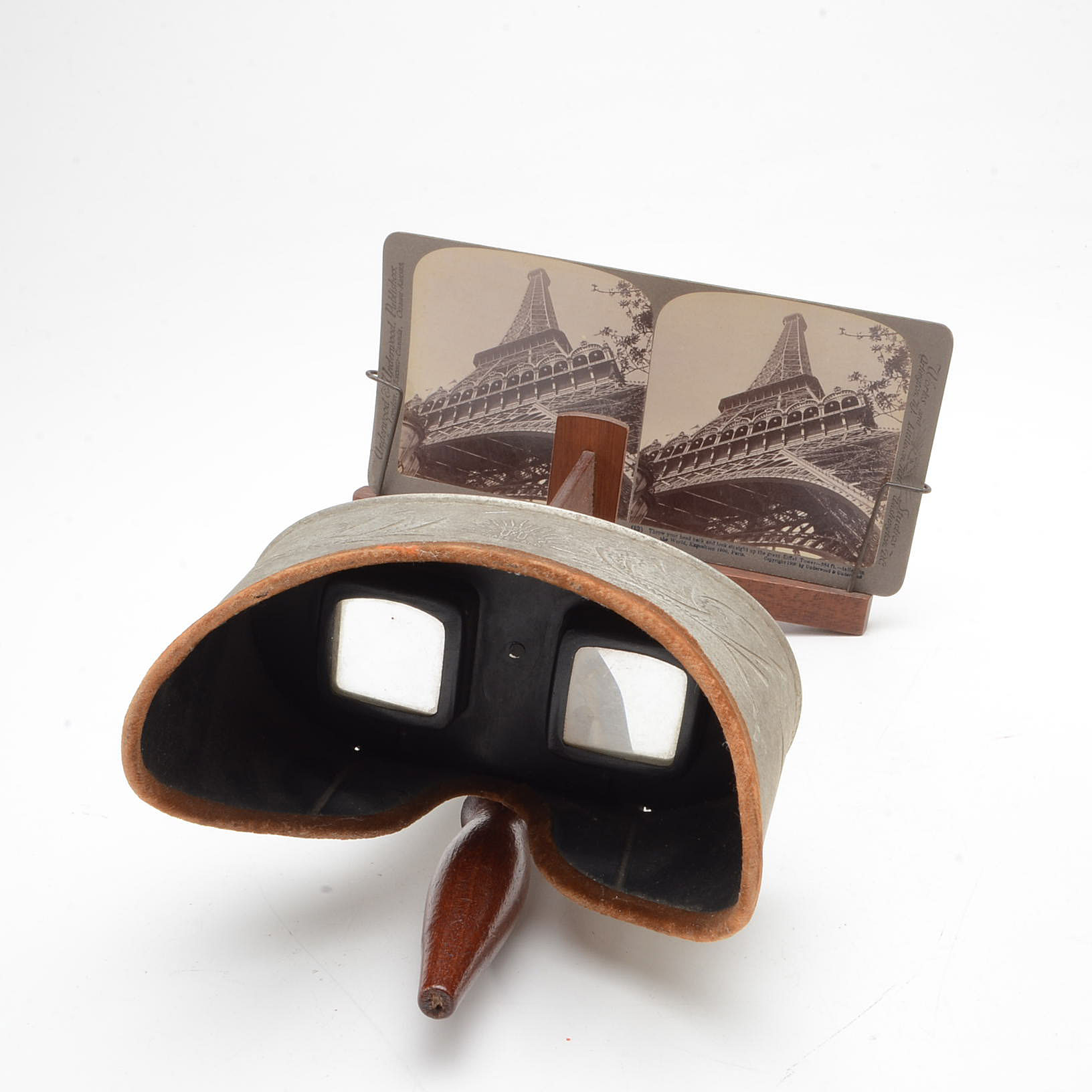Antique Underwood & Underwood Stereoscope and Slides EBTH