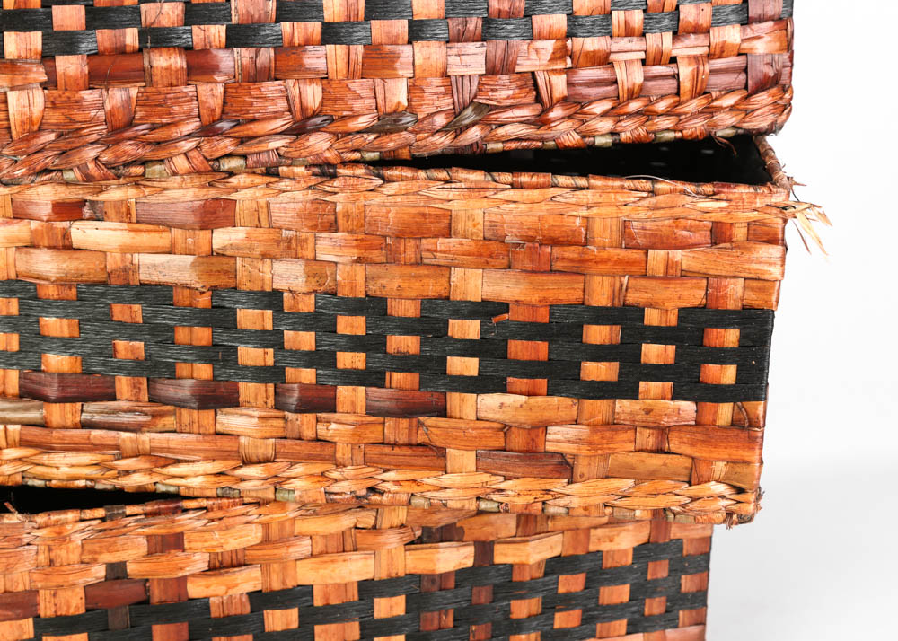 Ashland Natural Storage Wicker Baskets EBTH