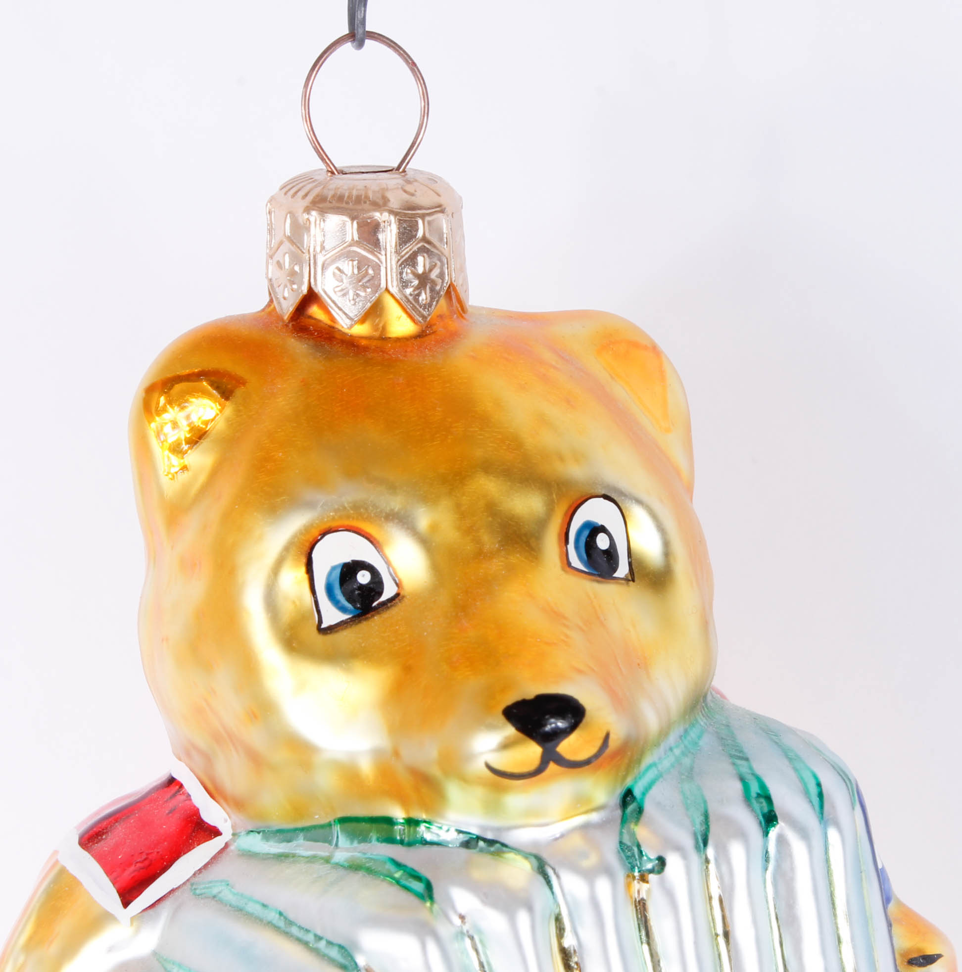 Christopher Radko HandPainted Glass Bear Ornament EBTH