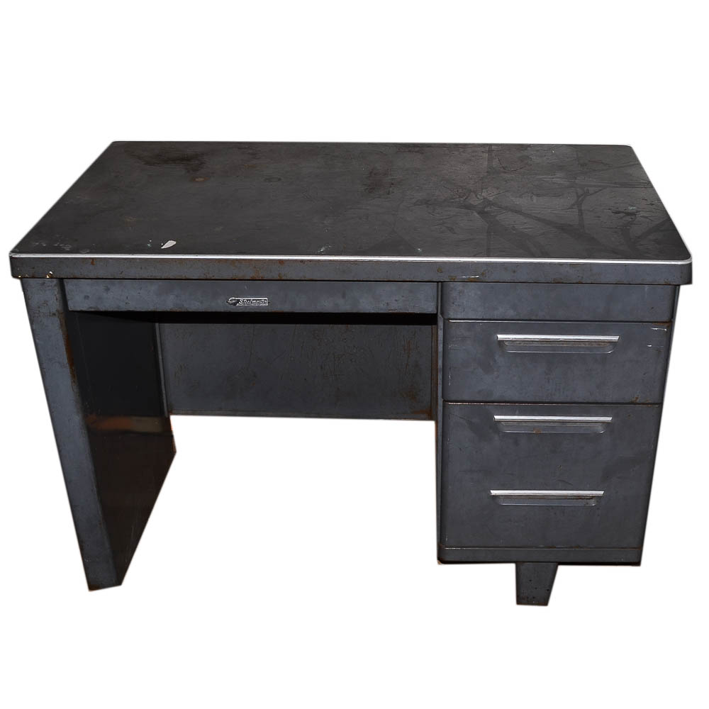 Vintage Metal Desk By Steelmaster EBTH   DSC 0101 Edit 