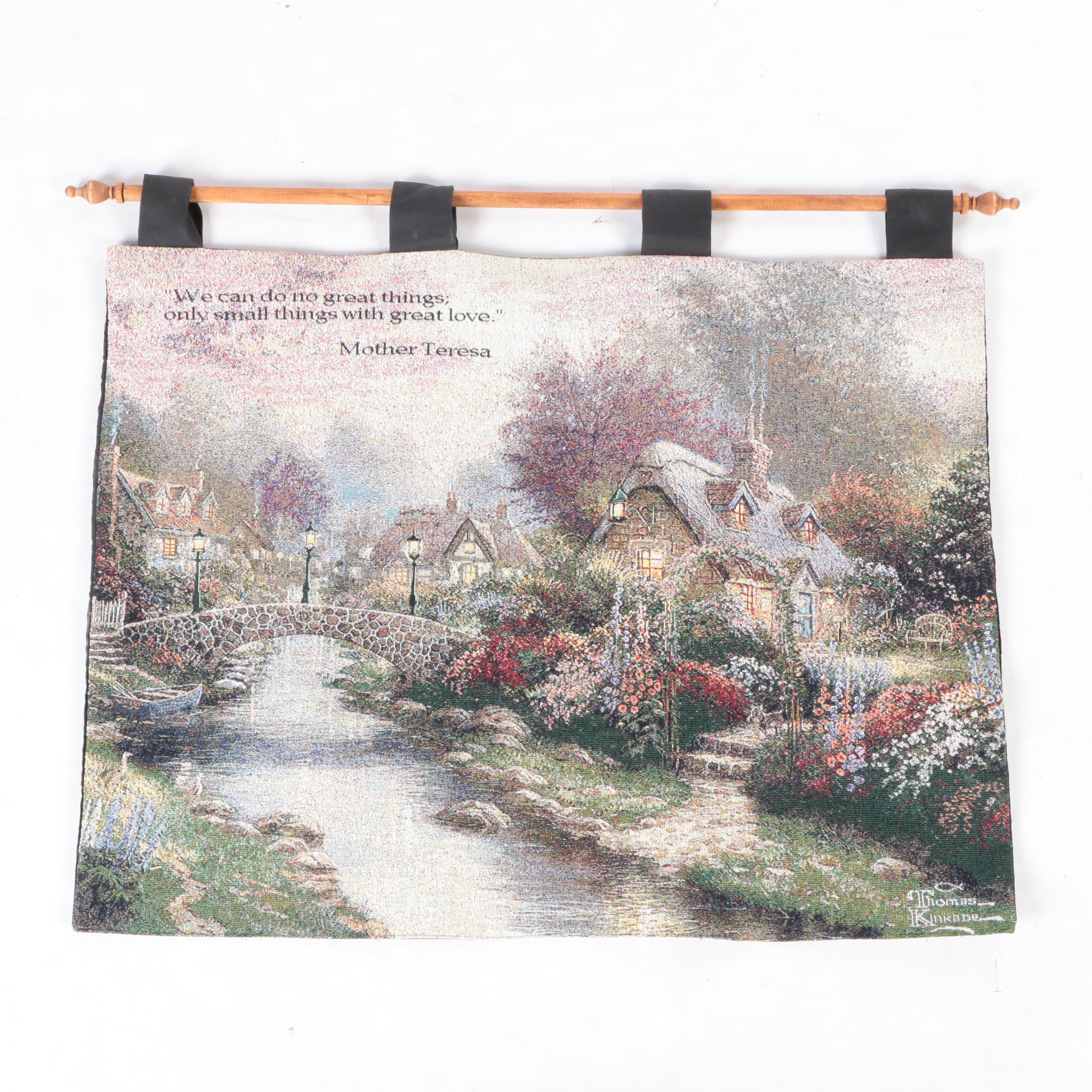 thomas kinkade wall tapestry