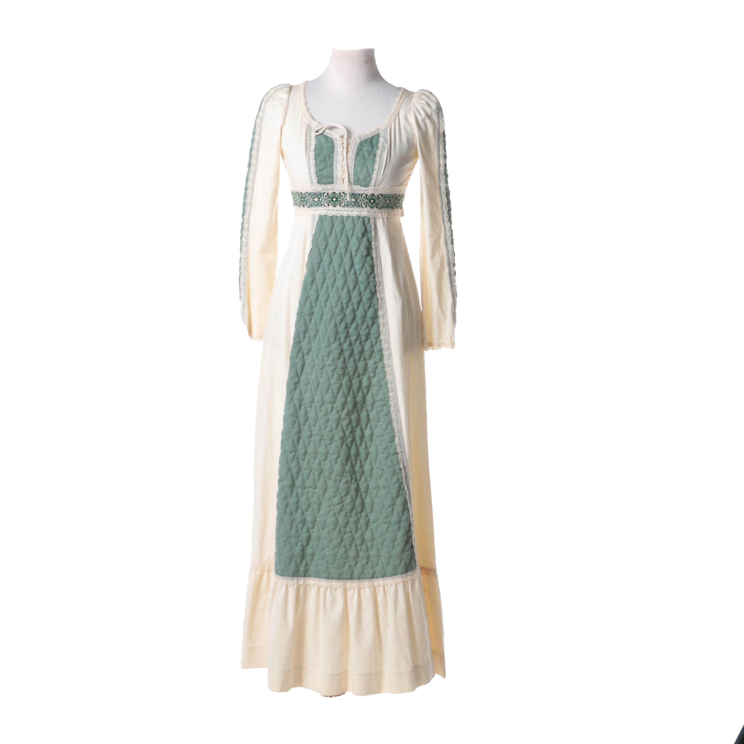 Circa 1970s Vintage Jessica McClintock Gunne Sax Dress EBTH   File