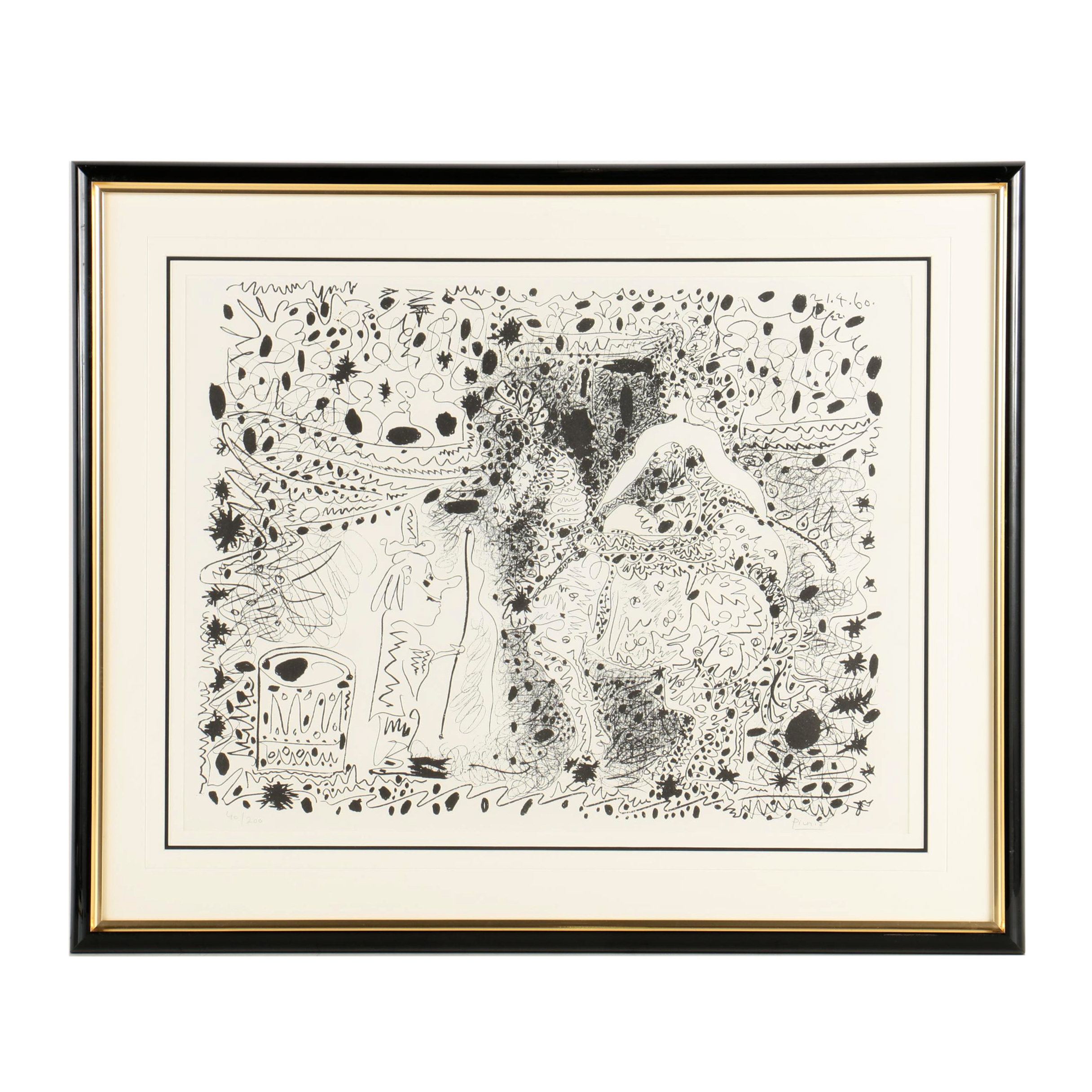 Signed Pablo Picasso Lithograph "L'écuyère" EBTH