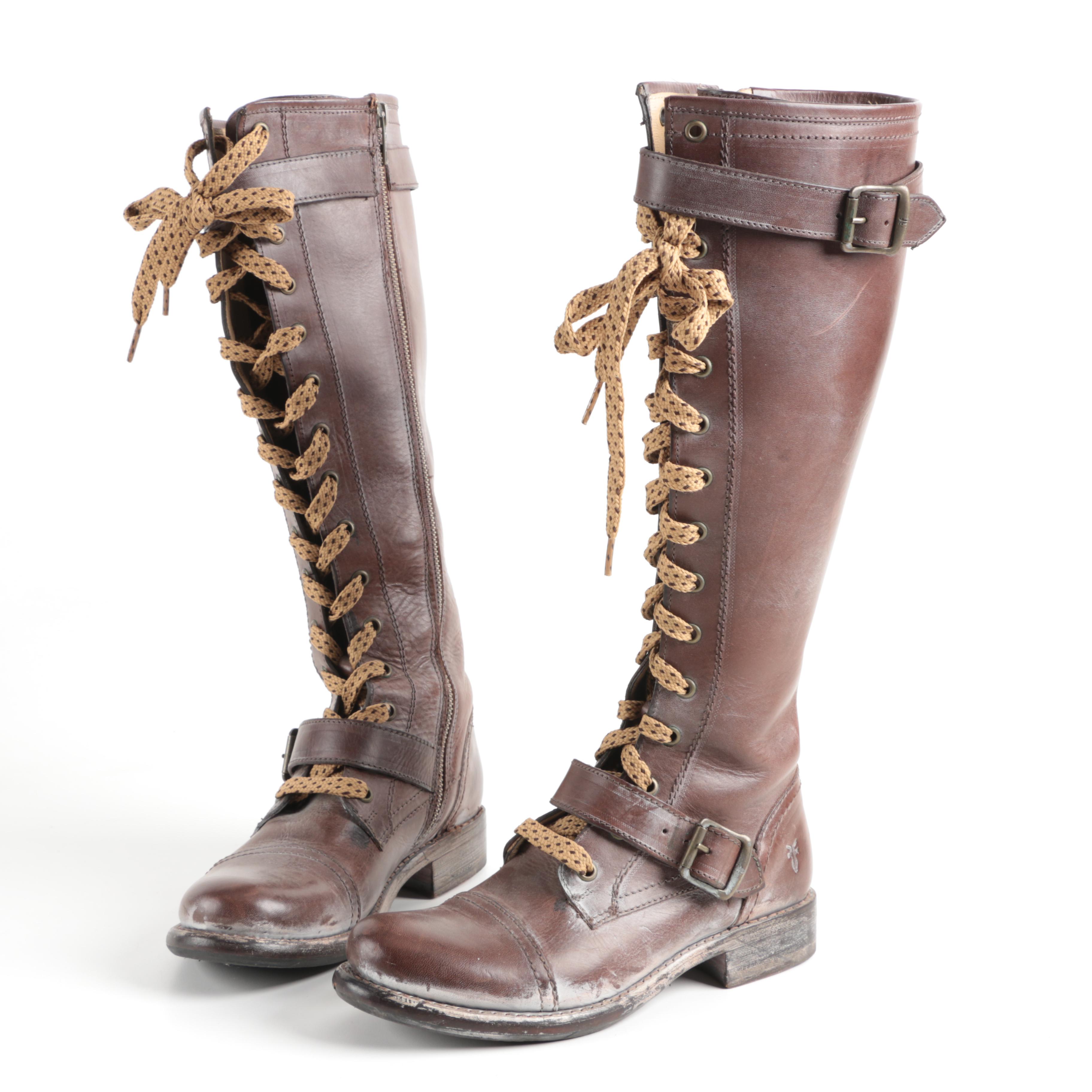 Frye Jenna Cap Toe Boots | EBTH
