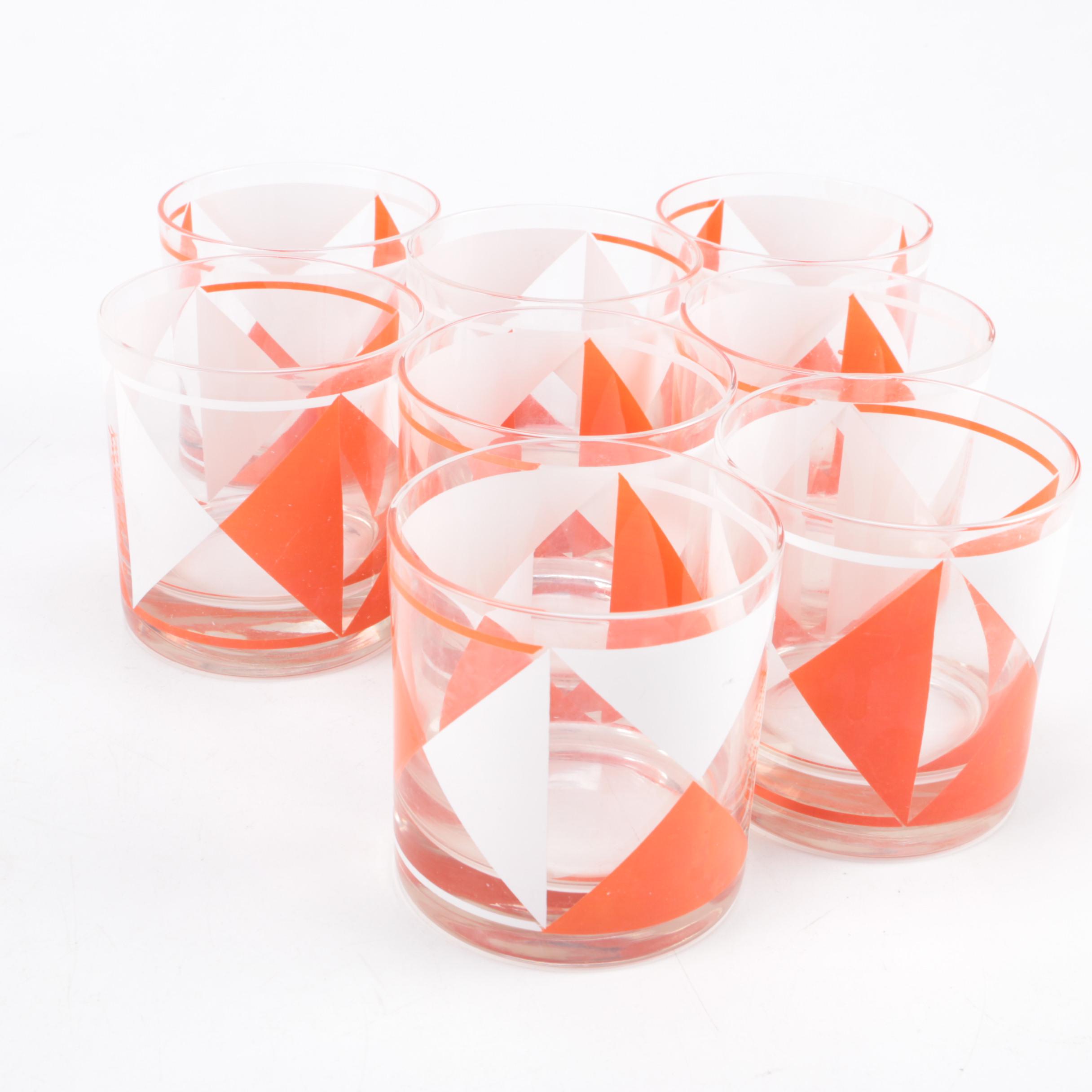 Briard Mid Century Modern Rocks Glasses EBTH