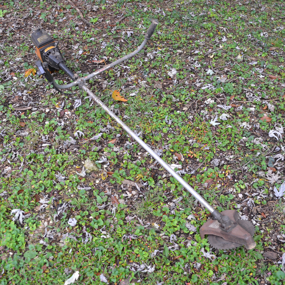 Poulan Pro Model 195 Trimmer with Blade Attachment EBTH