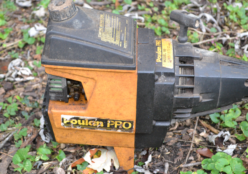 Poulan Pro Model 195 Trimmer with Blade Attachment EBTH