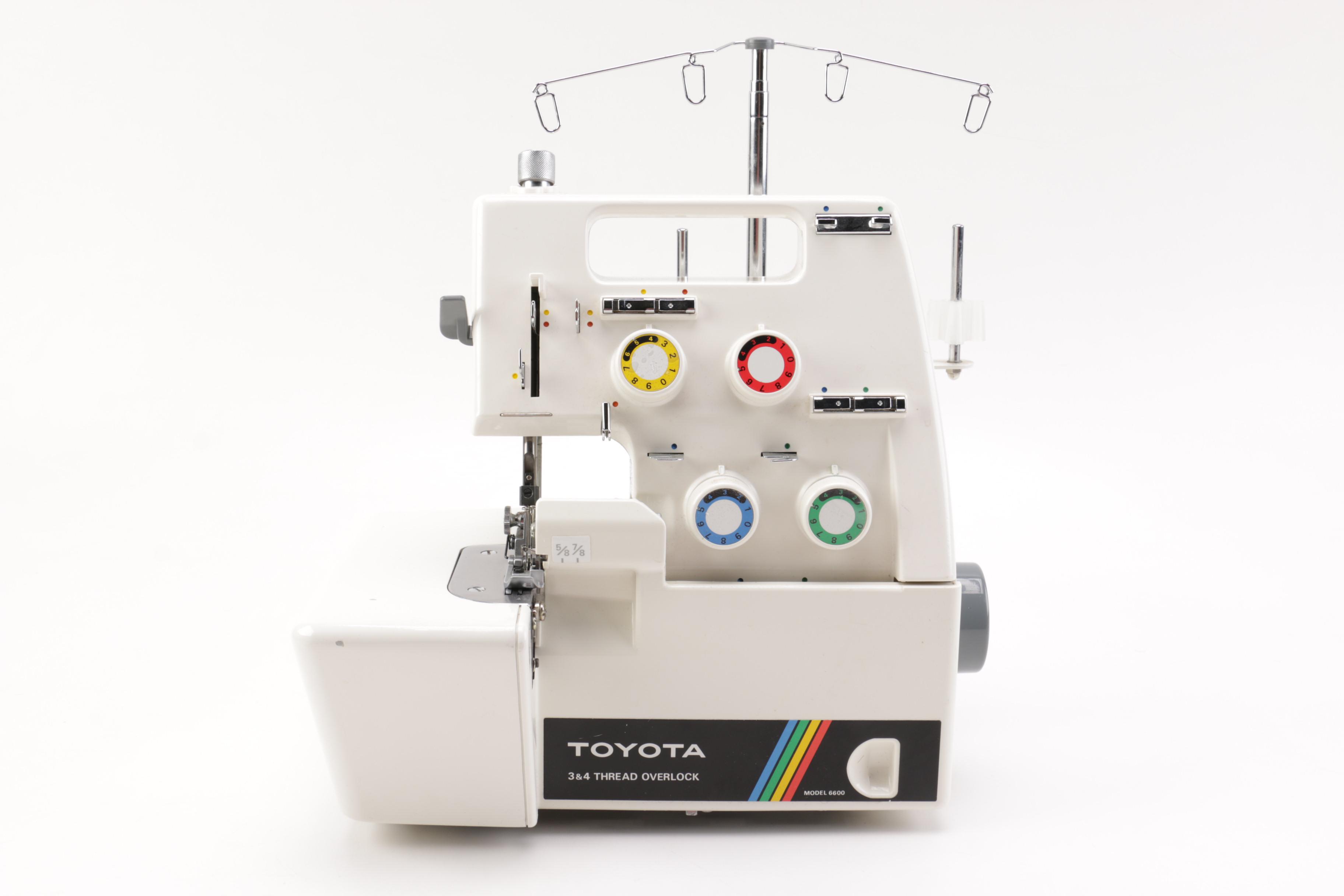 Toyota Serger Sewing Machine Model 6600 EBTH