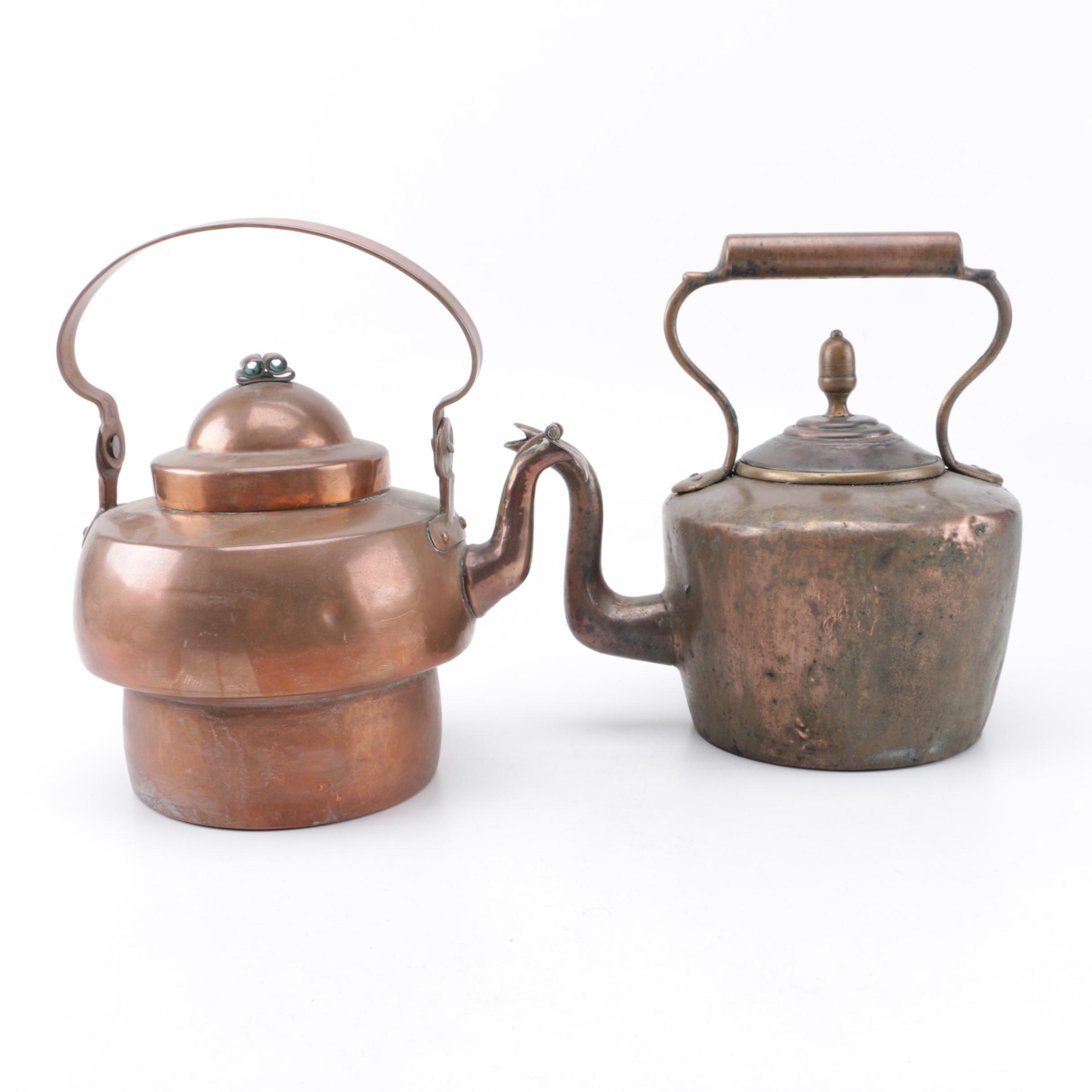 Vintage Copper Kettles EBTH