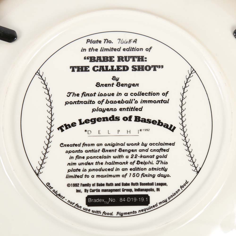 Baseball Collector Plates EBTH