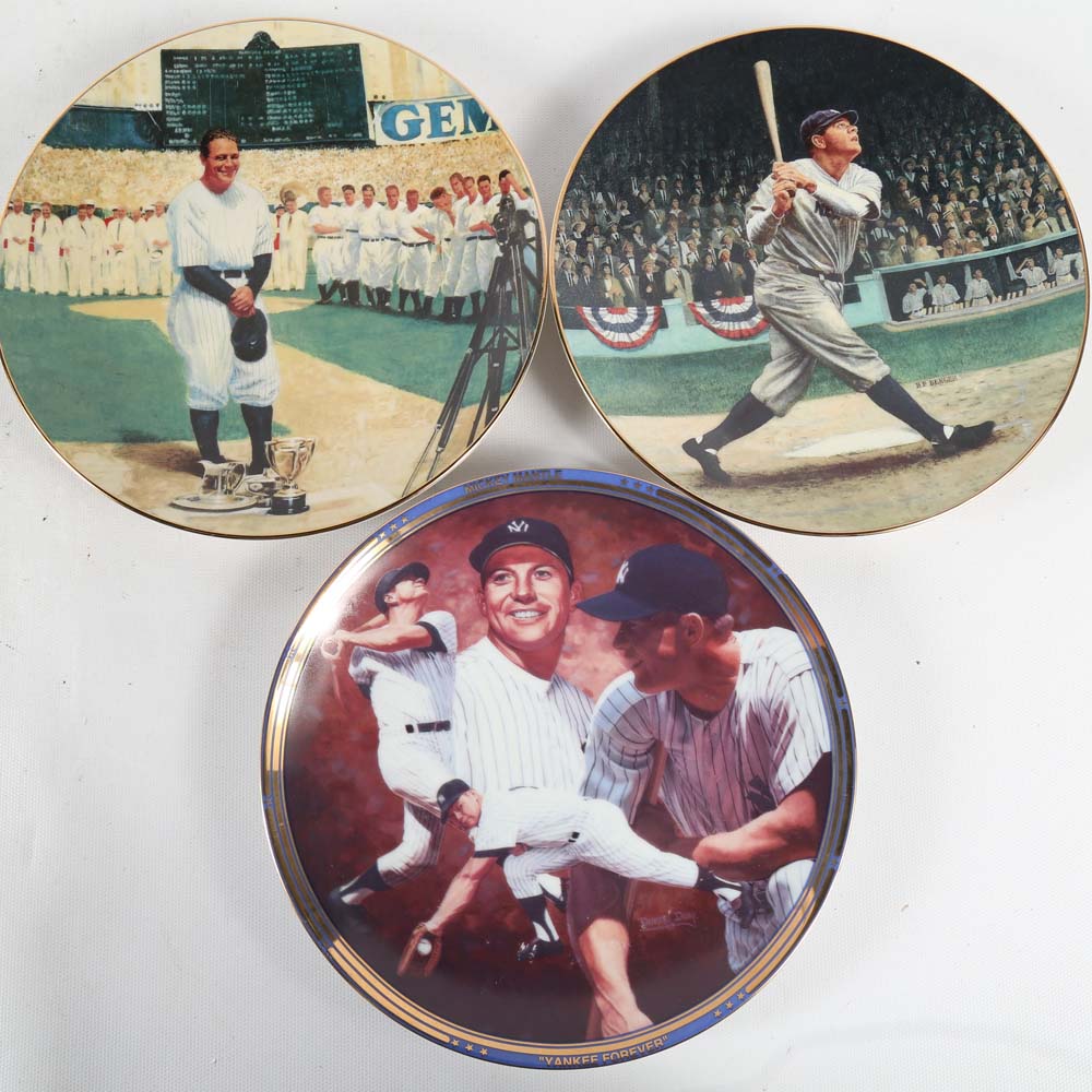 Baseball Collector Plates EBTH