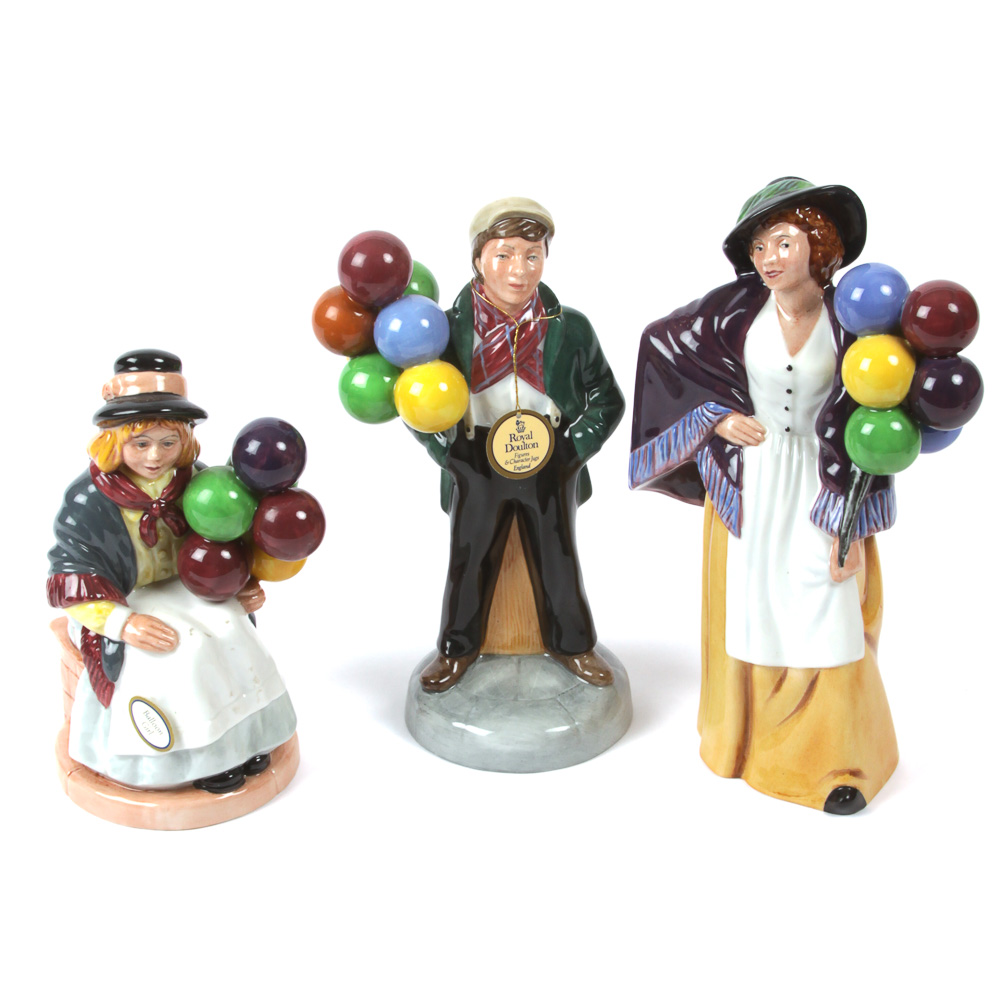 Collection of Royal Doulton Balloon Seller Figurines EBTH