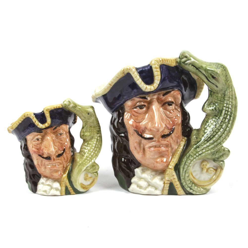 Vintage "Captain Hook" Royal Doulton Toby Jugs EBTH