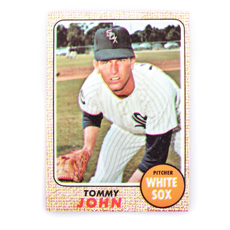 1968 Tommy John Baseball Card Ebth