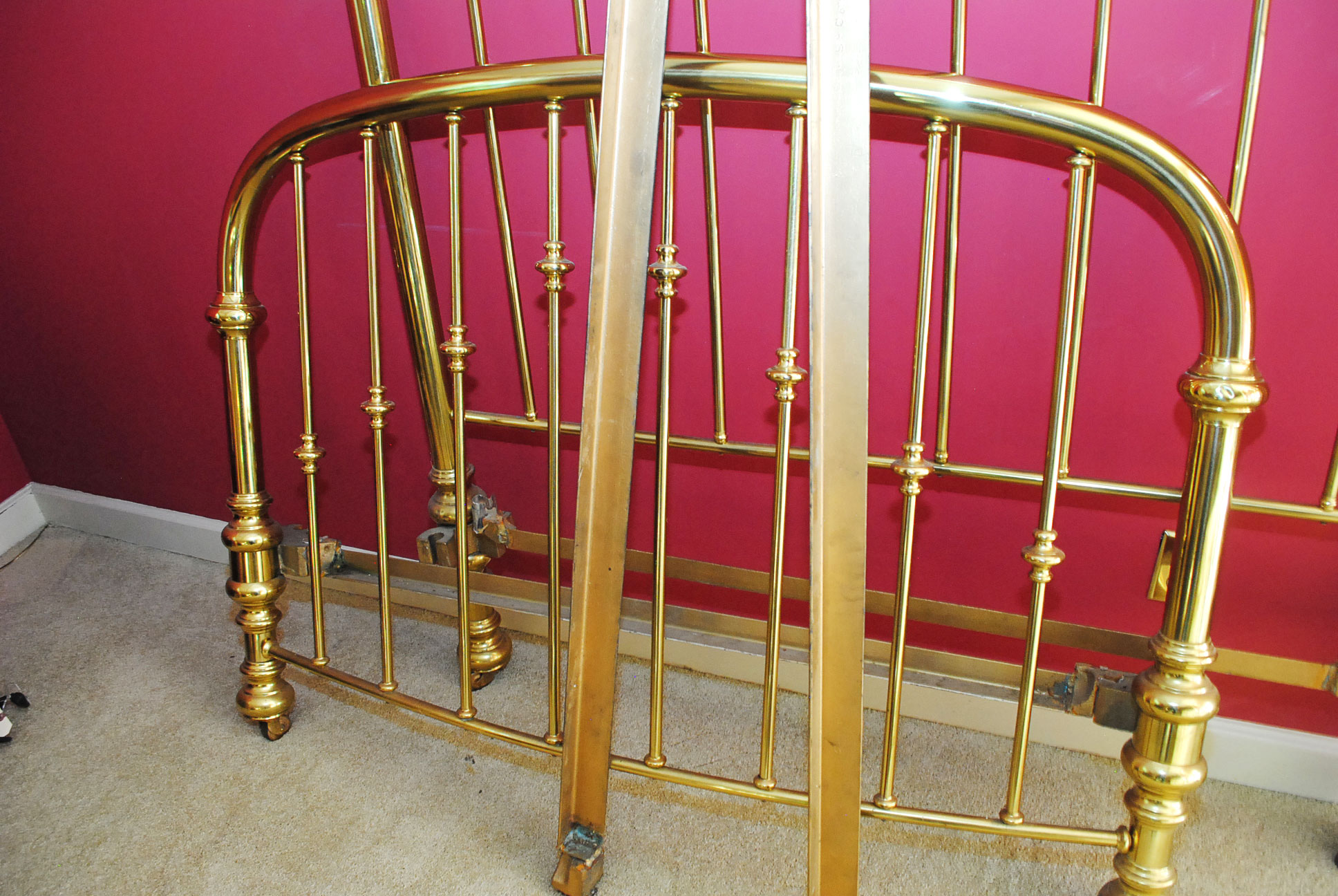 Full Size Brass Bed Frame EBTH