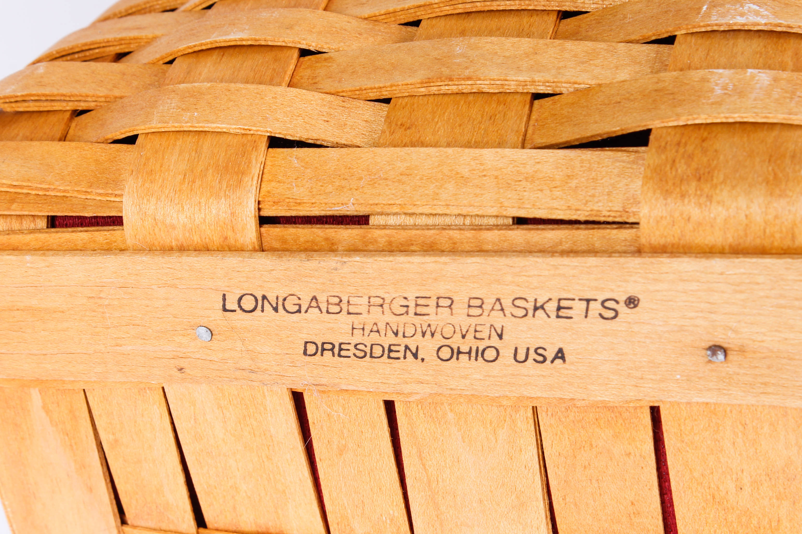 Longaberger "Step It Up" Basket EBTH