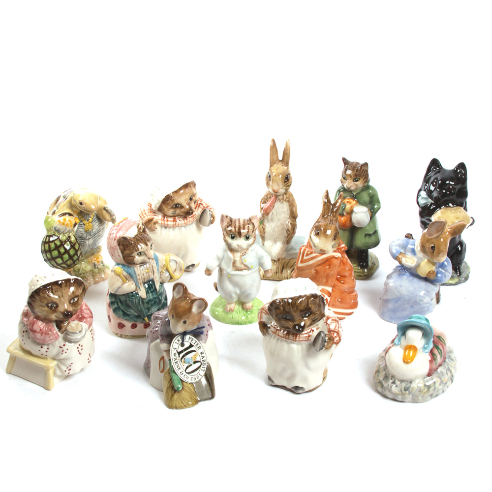 Collection of Vintage Beswick Beatrix Potter Figurines EBTH