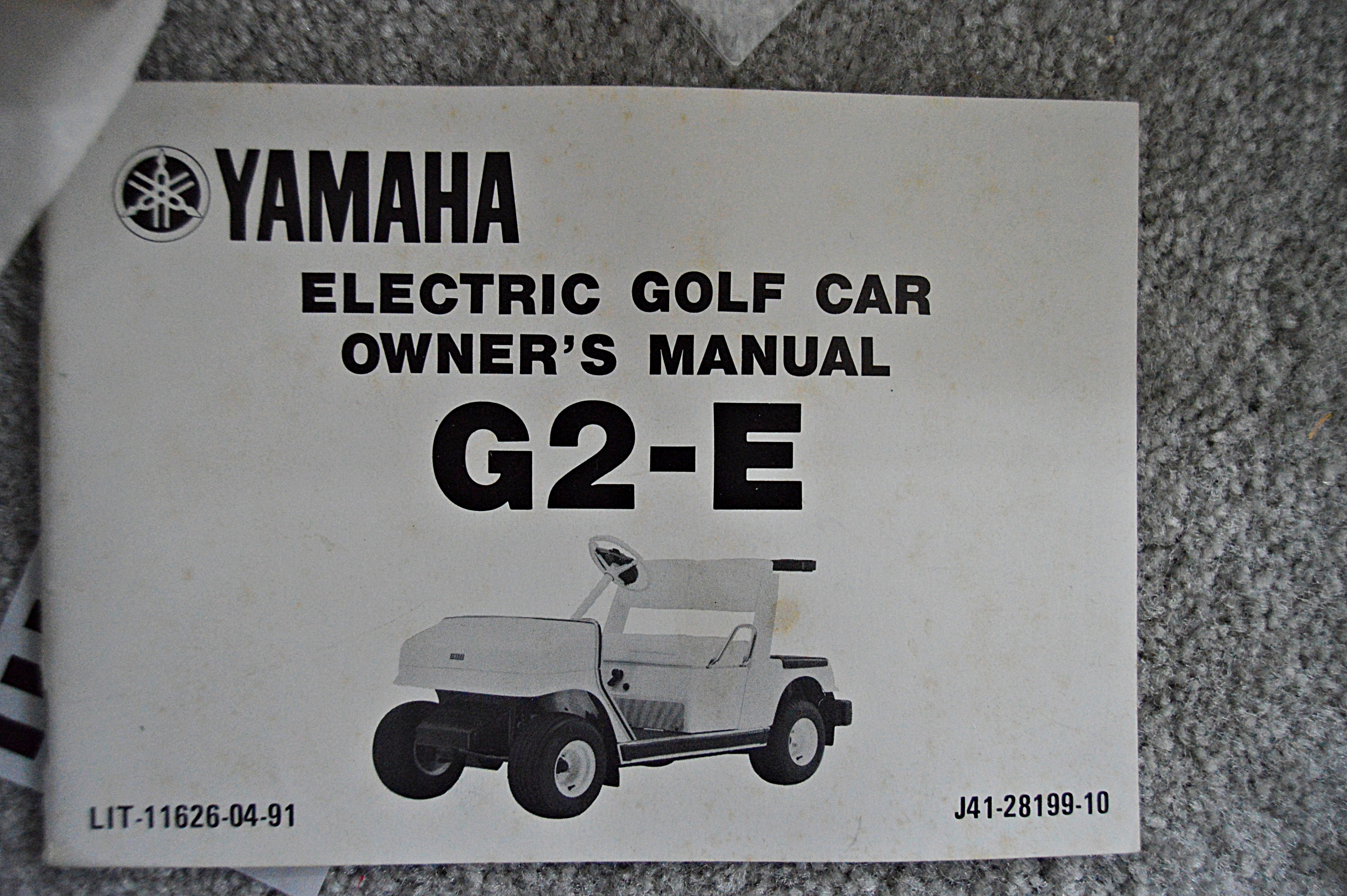 Yamaha G2E Electric Golf Cart EBTH
