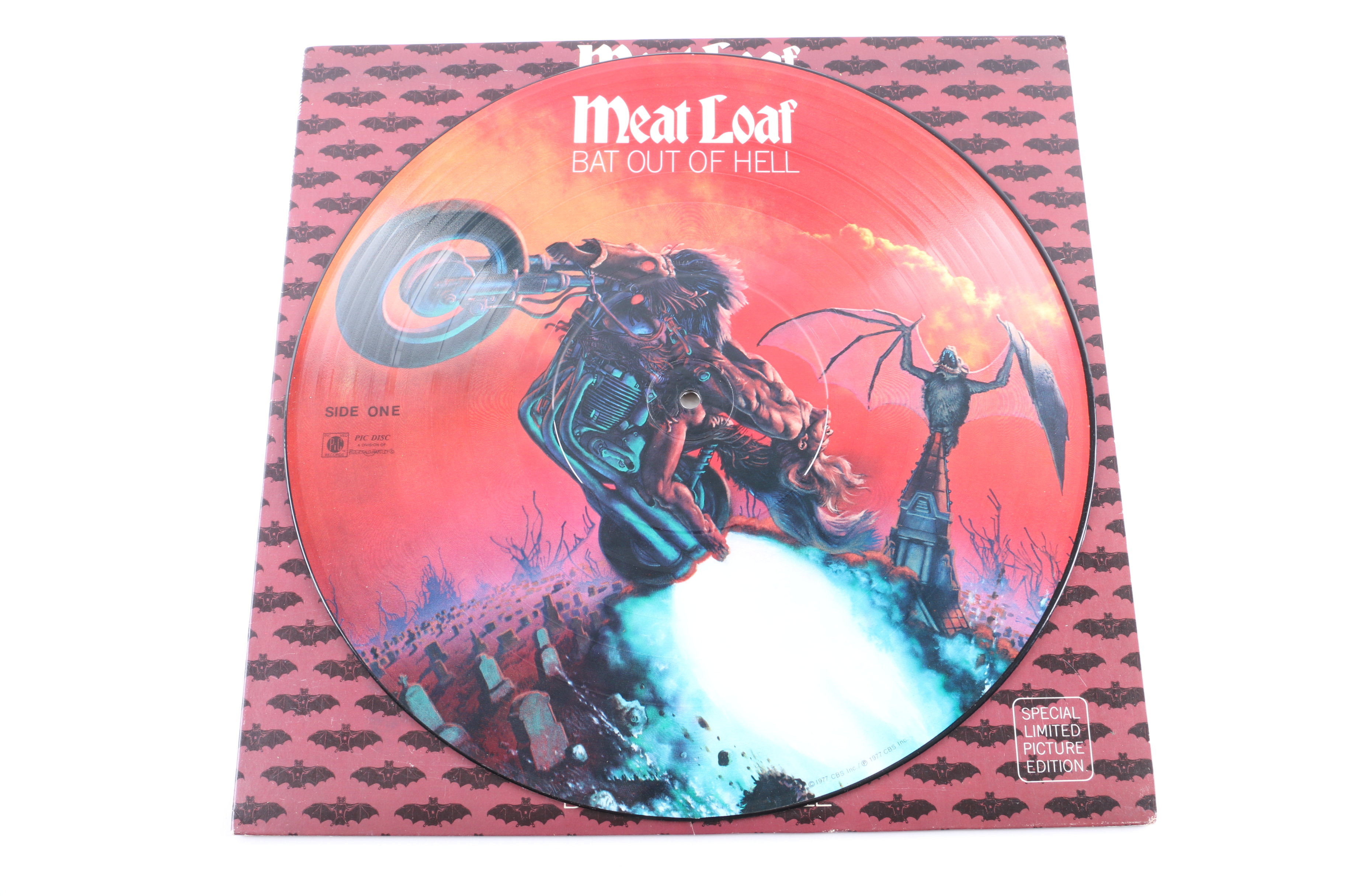 Meat Loaf "Bat Out Of Hell" Limited Edition Picture Disc EBTH