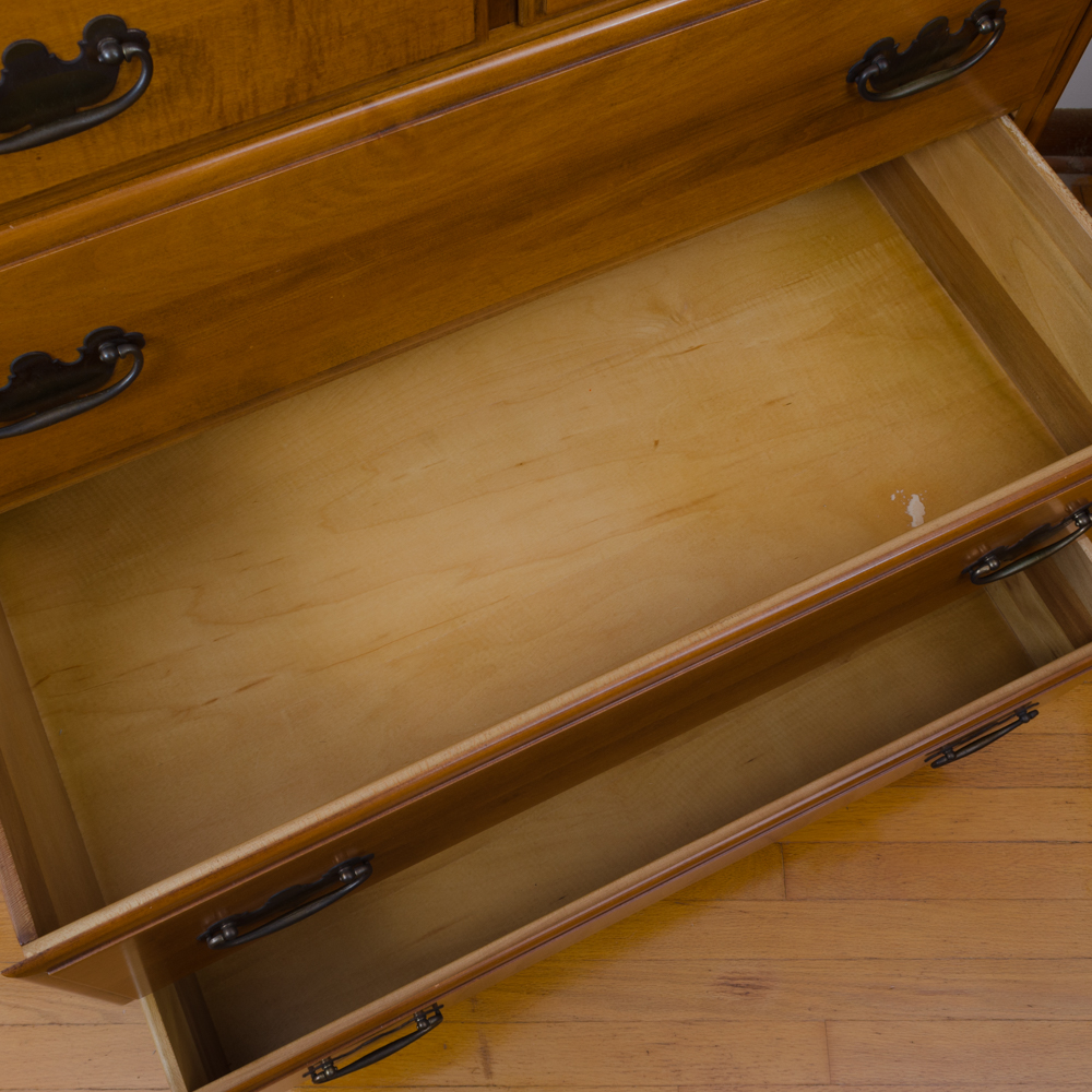 Maple Chippendale Style Four Piece Bedroom Set by Kling EBTH