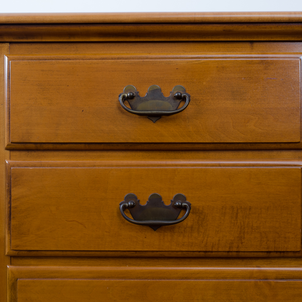 Maple Chippendale Style Four Piece Bedroom Set by Kling EBTH