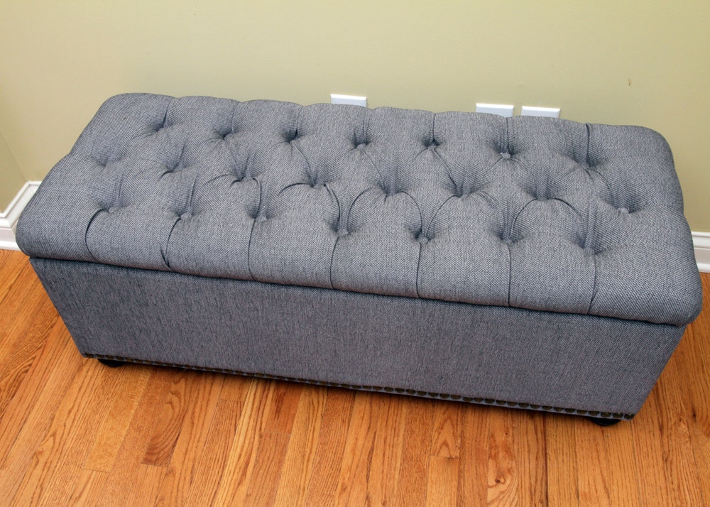 Upholstered Storage Bench by Tainoki. | EBTH
