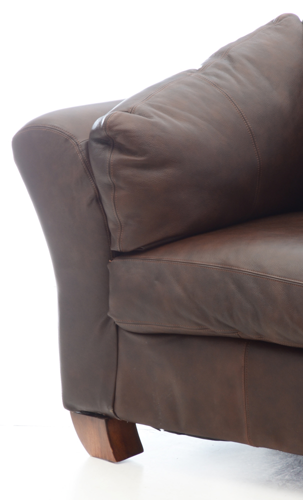 Ashley Furniture Leather Chaise Lounge EBTH