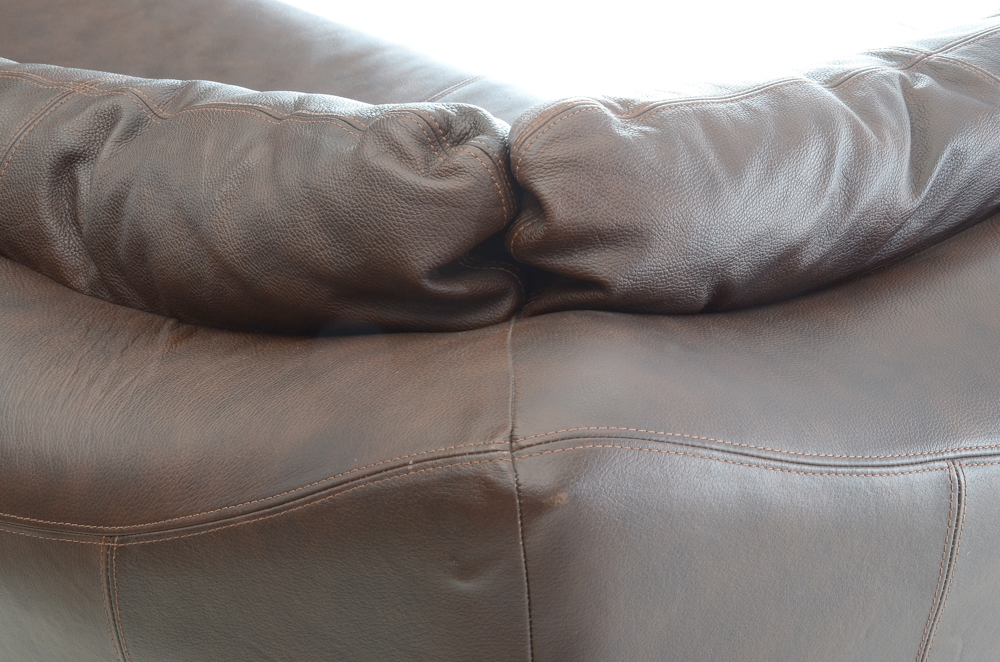 Ashley Furniture Leather Chaise Lounge EBTH