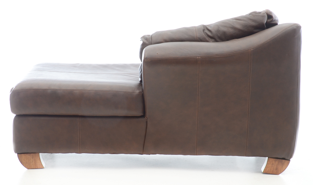 Ashley Furniture Leather Chaise Lounge EBTH