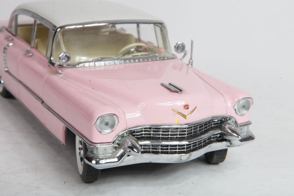 Elvis-Presley's-Pink-Cadillac-and-Mint-Green-Chrysler-...
