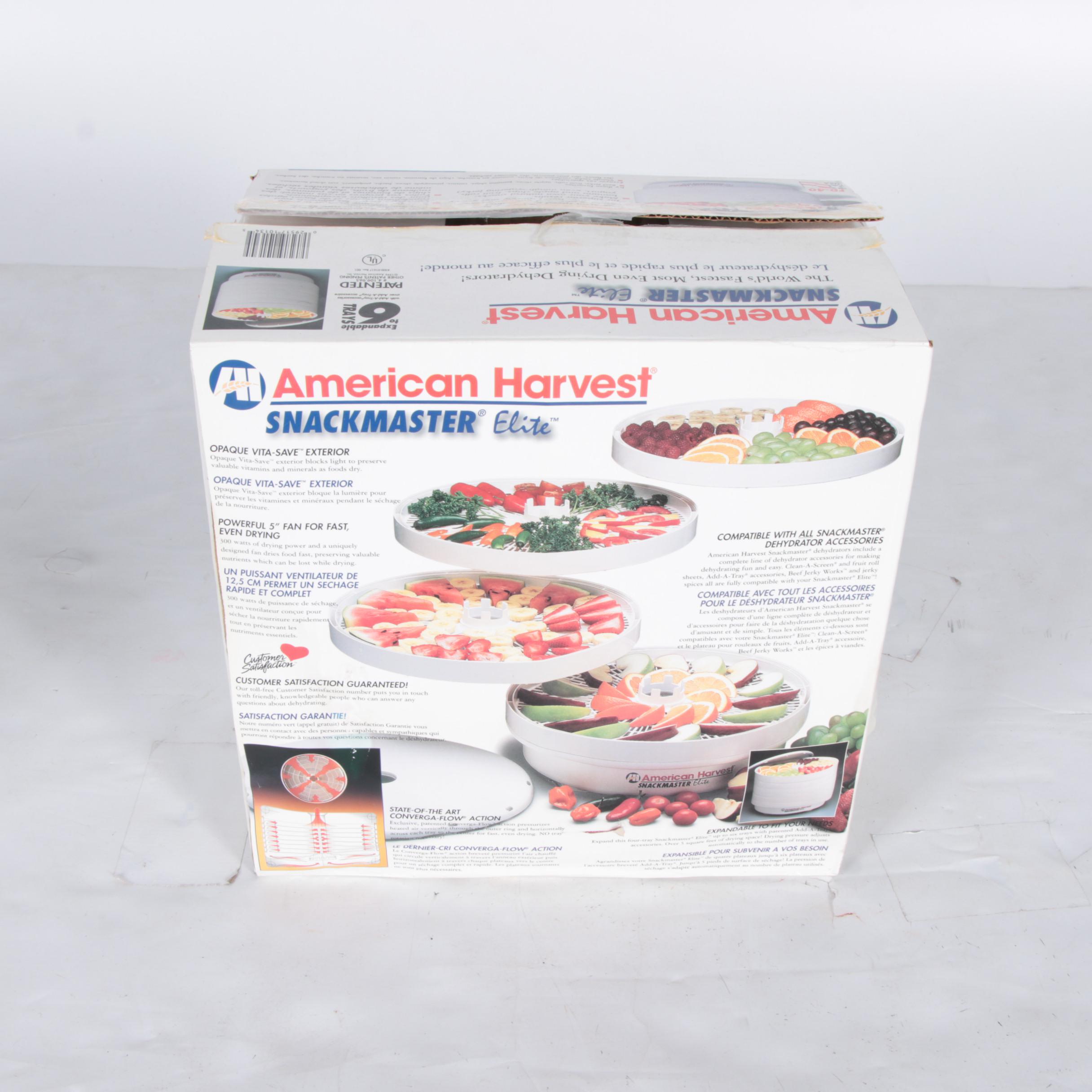 American Harvest "SnackMaster Elite" Food Dehydrator EBTH