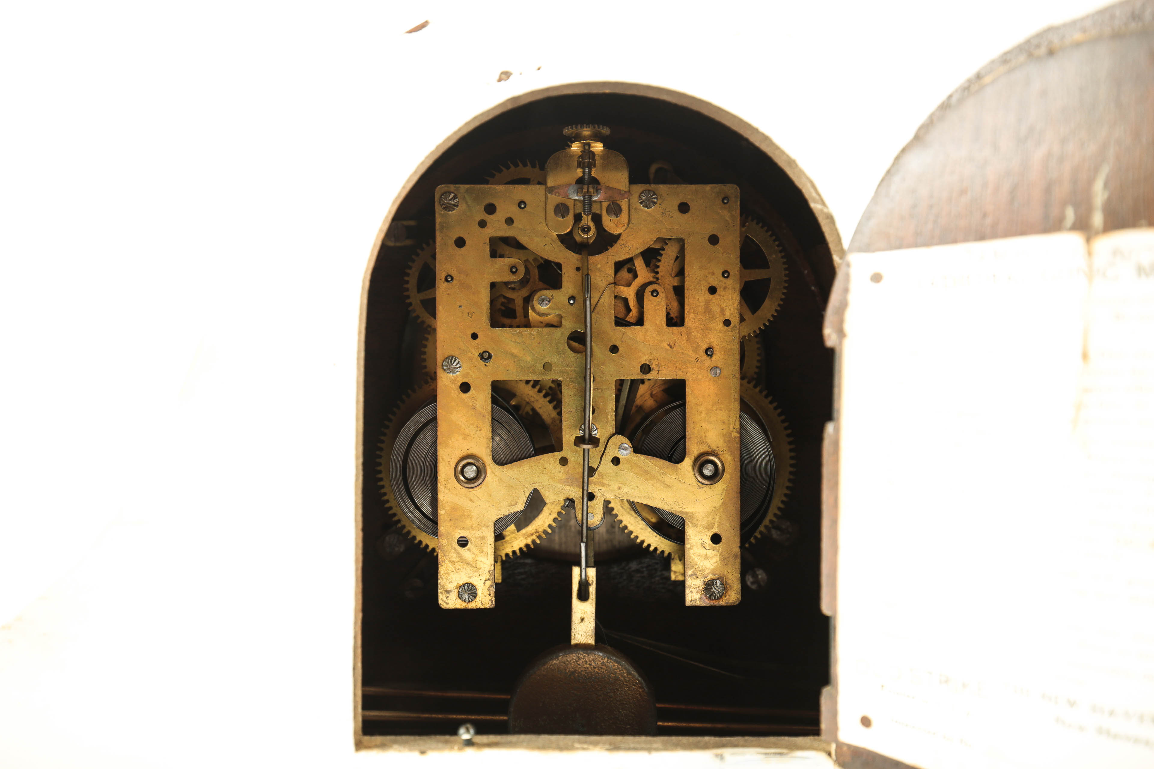 Vintage New Haven "Tambour No. 7" Mantle Clock EBTH