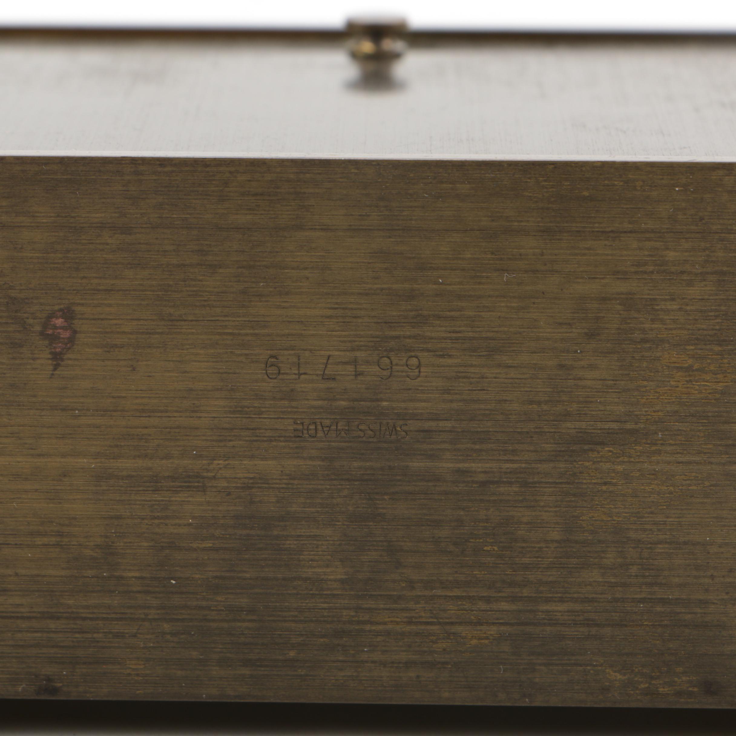 Vintage Hamilton and Junghans Brass Desk Clocks EBTH