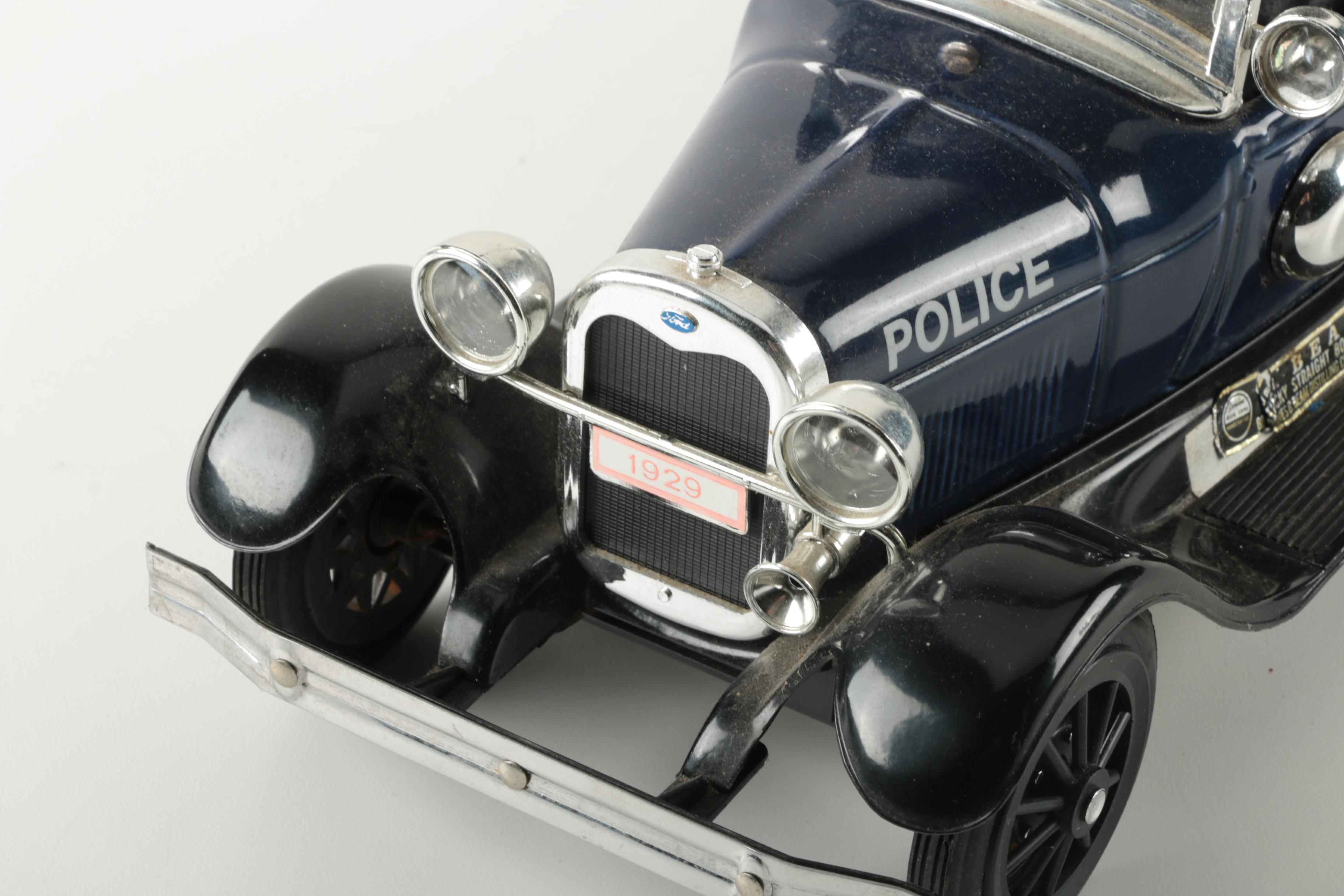 Jim Beam 1929 Ford Model A Convertible Police Car Ceramic Decanter EBTH