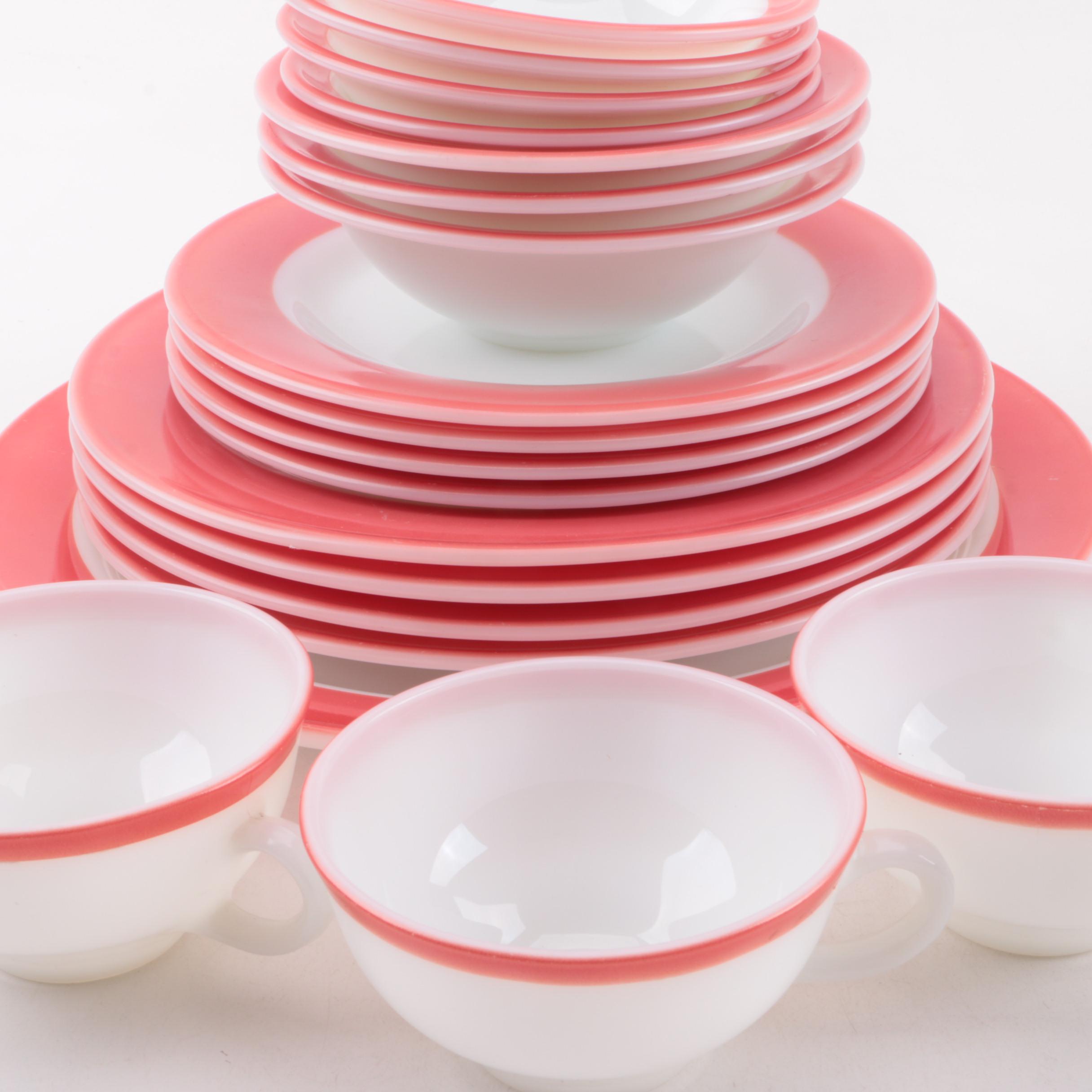 Pyrex "Pink Flamingo" Tableware EBTH
