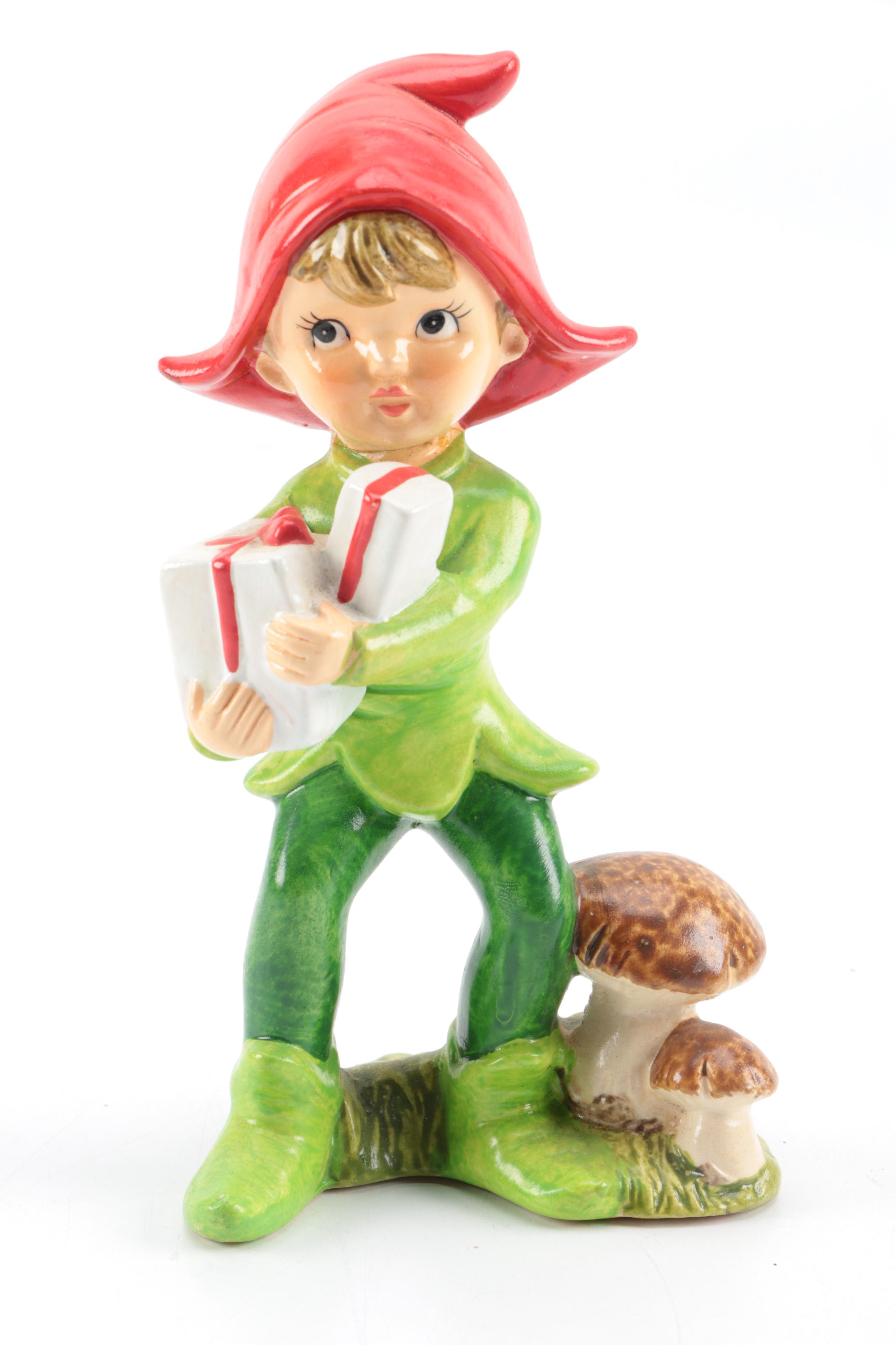 Vintage Christmas Elf Figurines EBTH