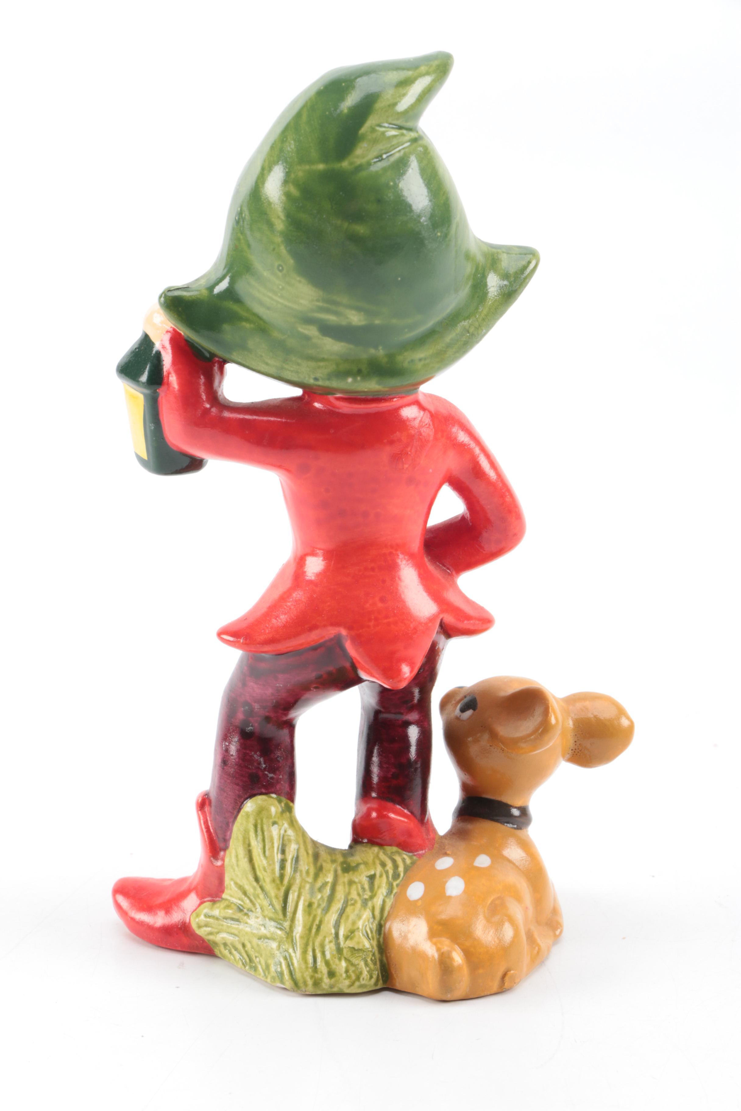 Vintage Christmas Elf Figurines EBTH