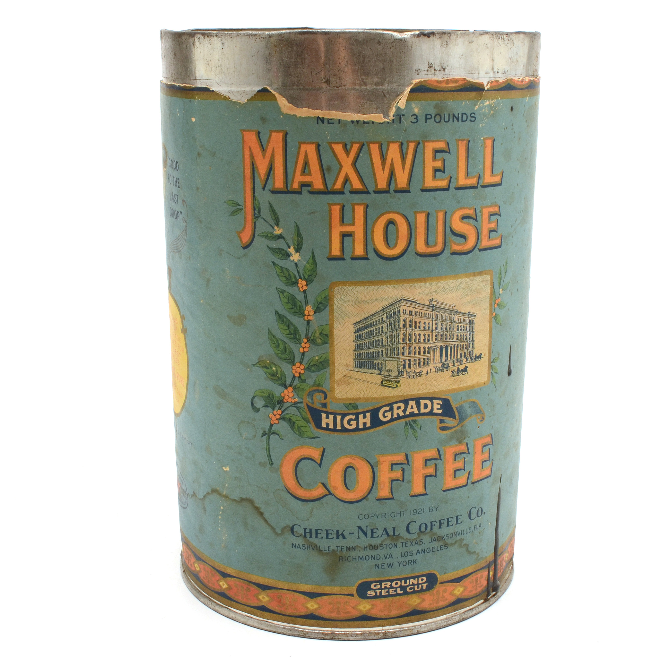 1921 Maxwell House Coffee Tin EBTH