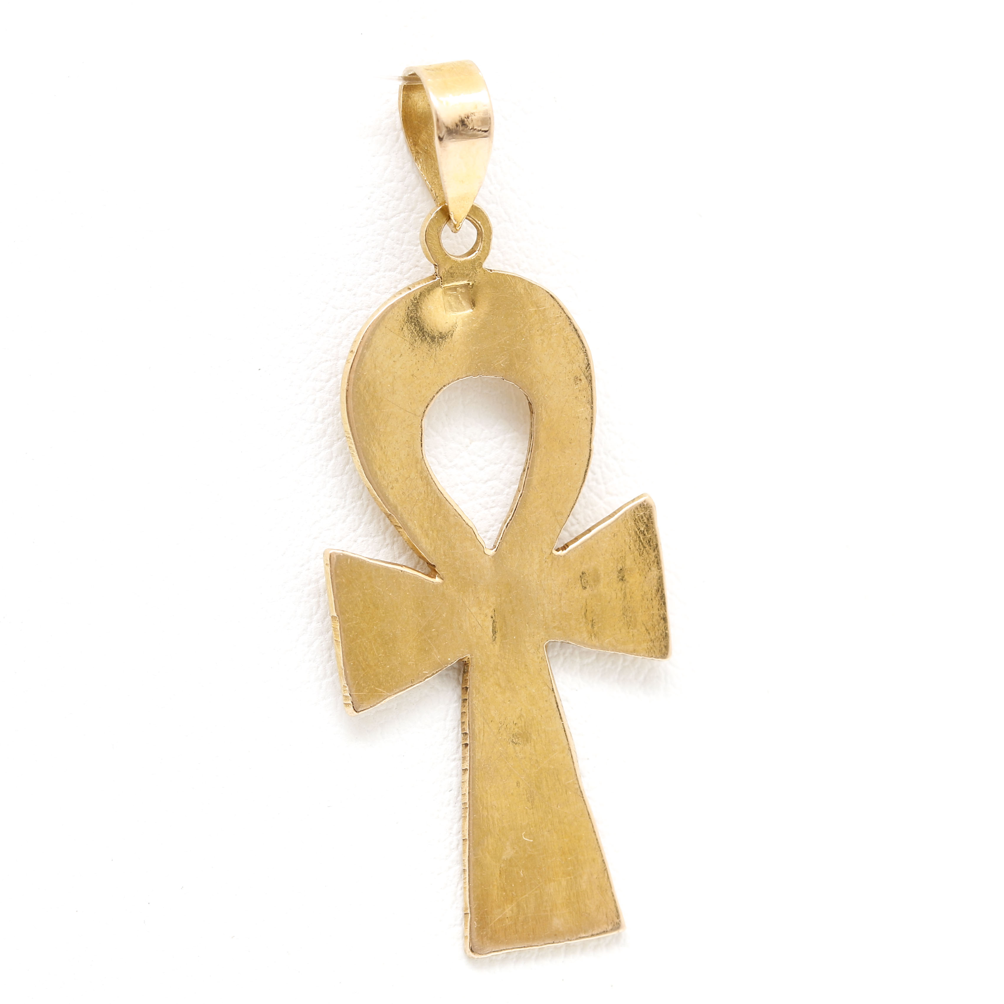 18K Yellow Gold Egyptian Ankh Pendant | EBTH