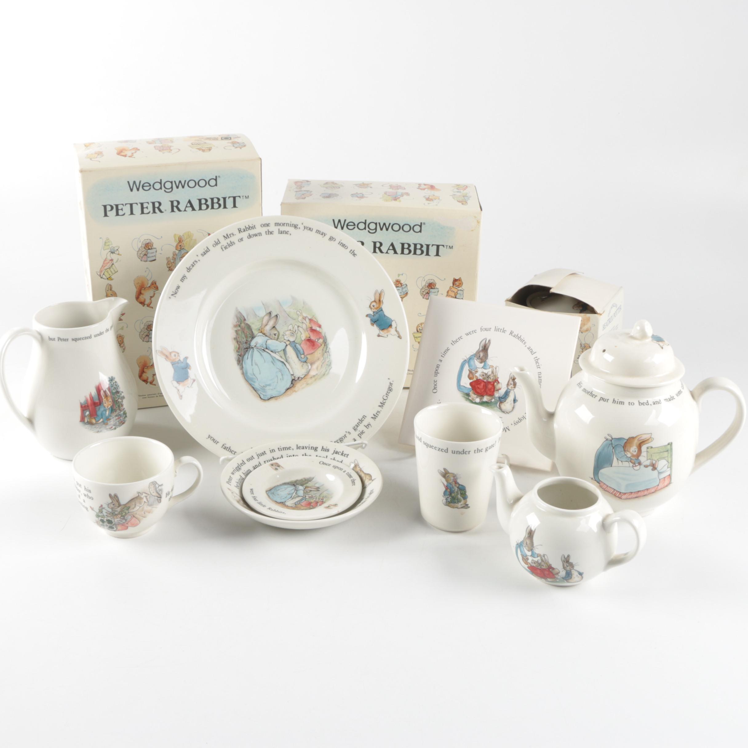 Wedgwood "Peter Rabbit" Tea Set Pieces EBTH