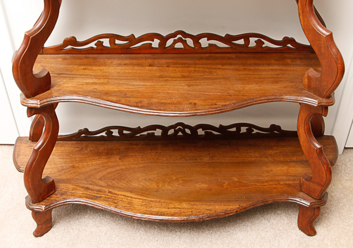 Victorian Walnut Etagere Shelf EBTH