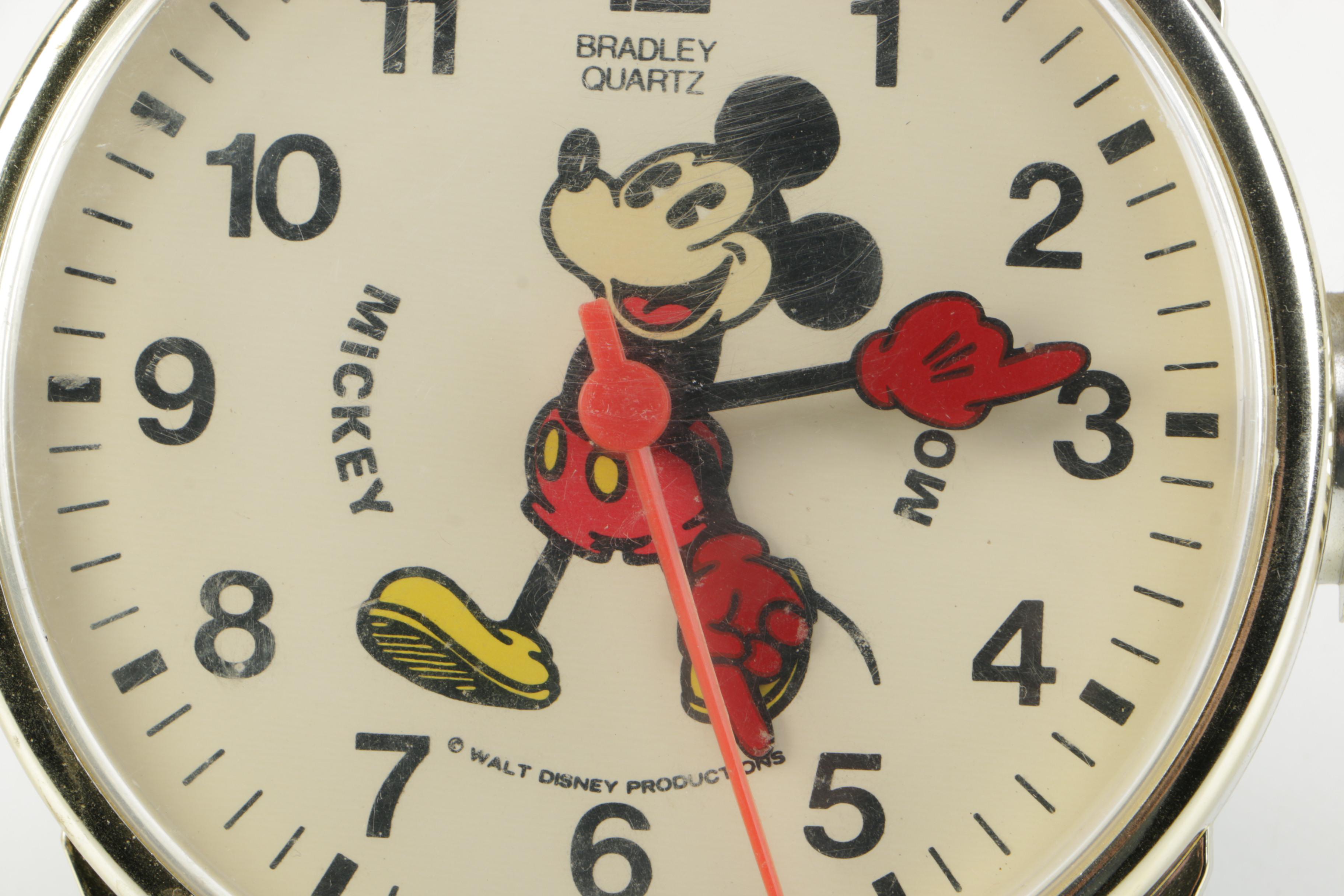 Disney's Mickey Mouse Wristwatch Wall Clock EBTH