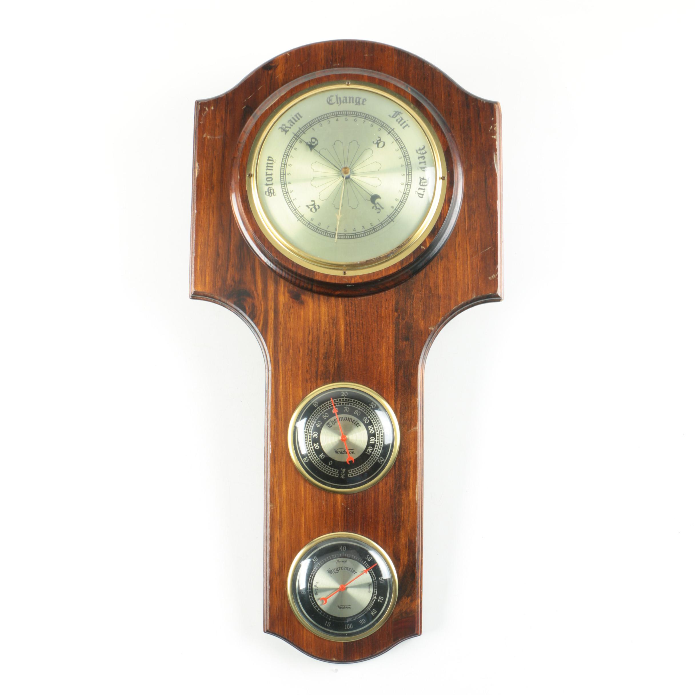 Verichron Barometer Thermometer and Hygrometer EBTH