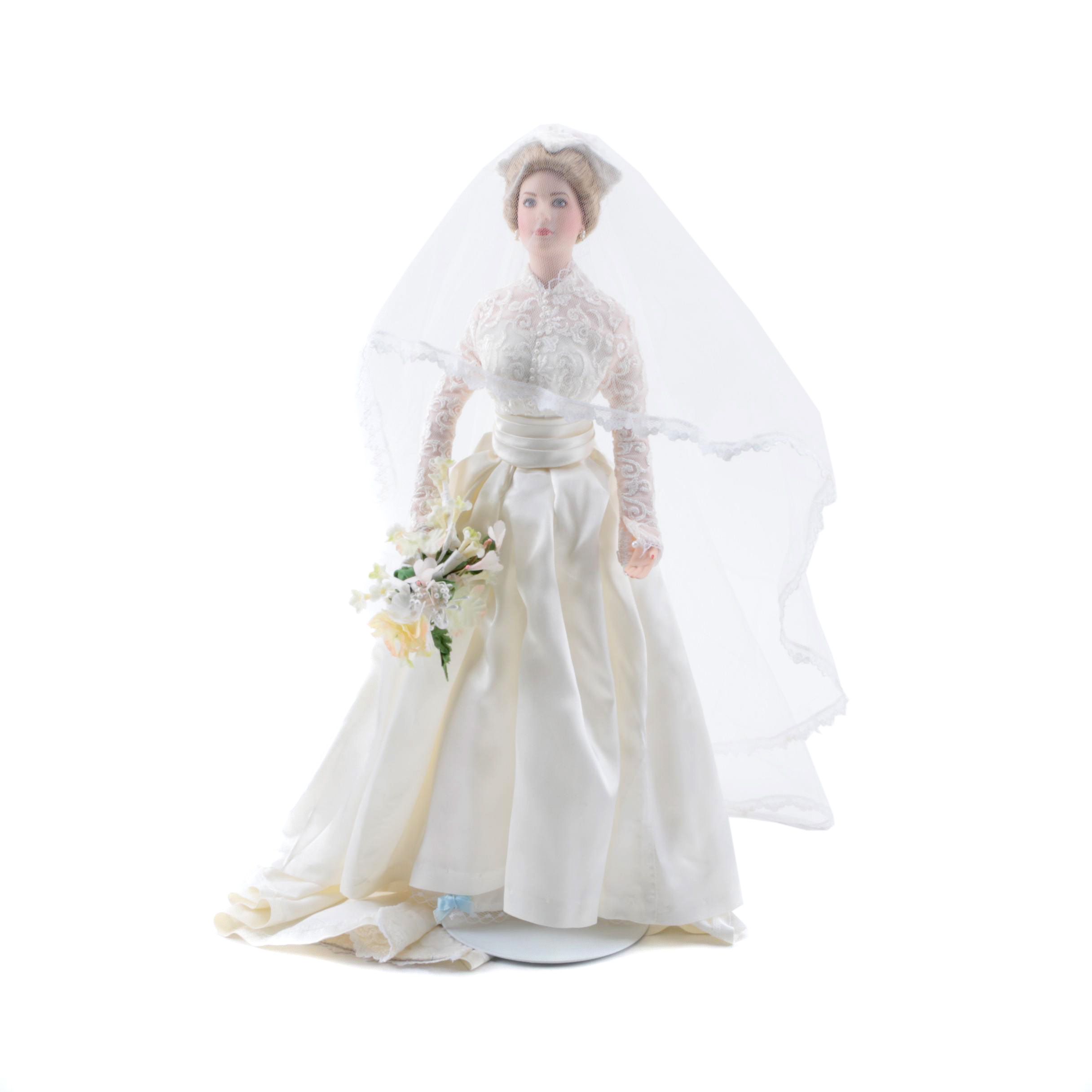 grace kelly bride doll