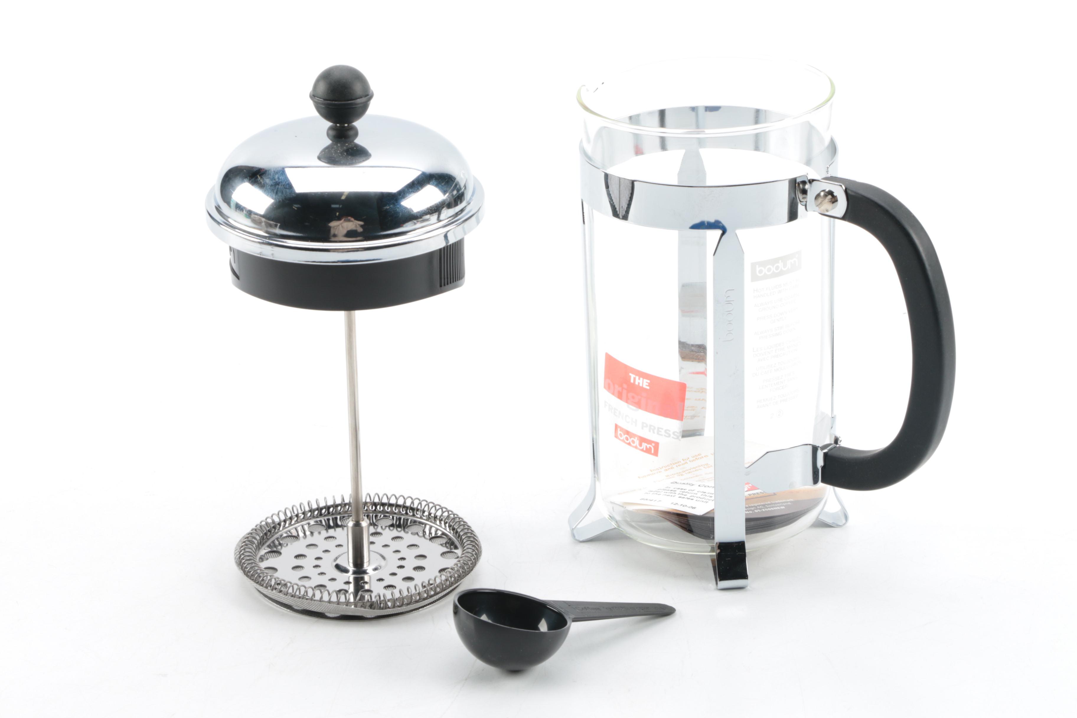 Bodum "The Original" French Press and Krups Coffee Grinder EBTH