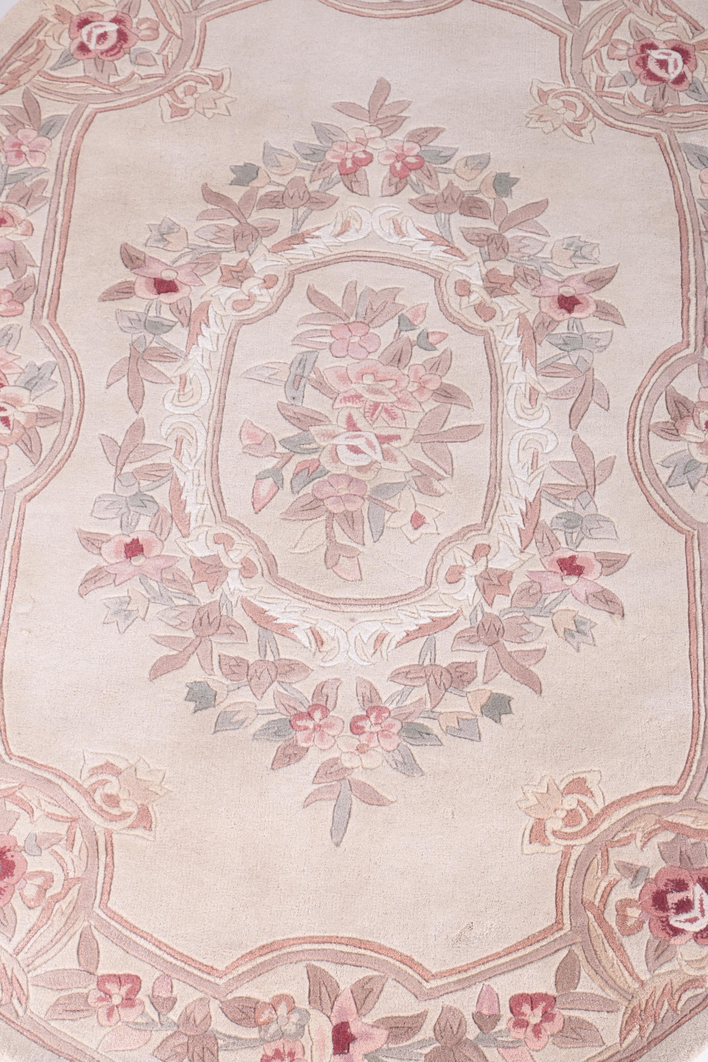 HandTufted and Carved Nourison "Garden Collection" Oval Area Rug EBTH