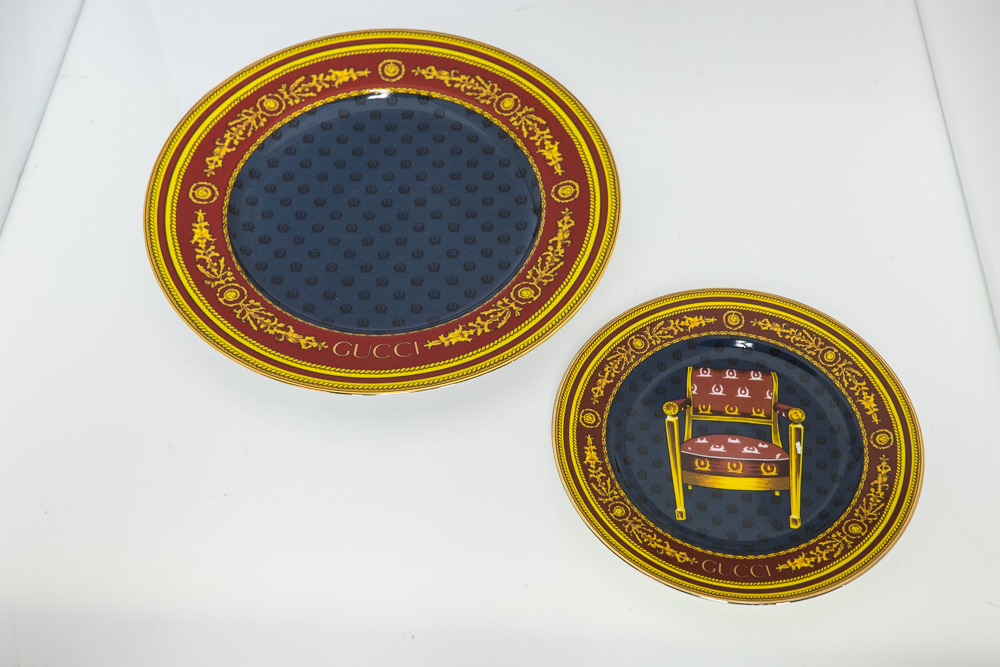 Pair Gucci Porcelain Plates EBTH
