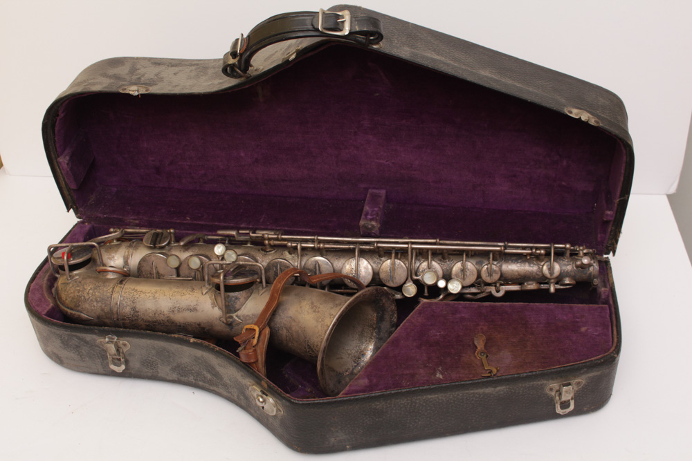 1920 Buescher "True Tone" C Melody Saxophone and Case EBTH